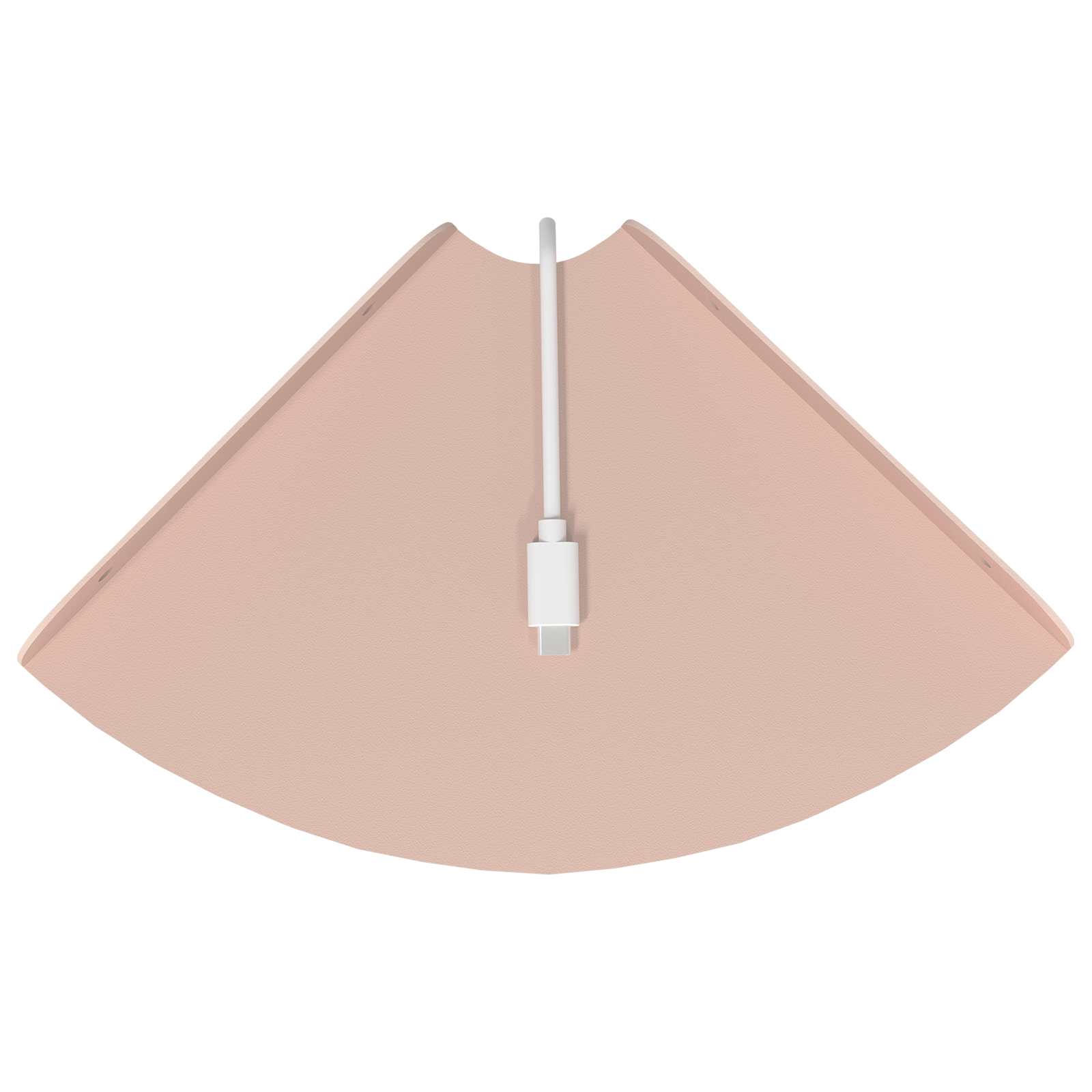 vidaXL Półka wisząca z półką 4 pcs Różowy 15 x 15 x 2 cm