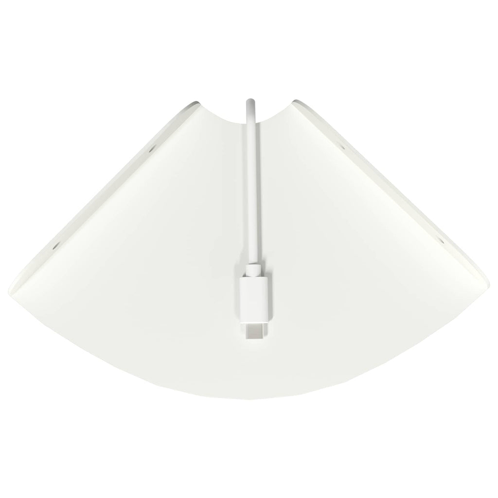 vidaXL Półka wisząca z półką 2 pcs Biały 15 x 15 x 2 cm