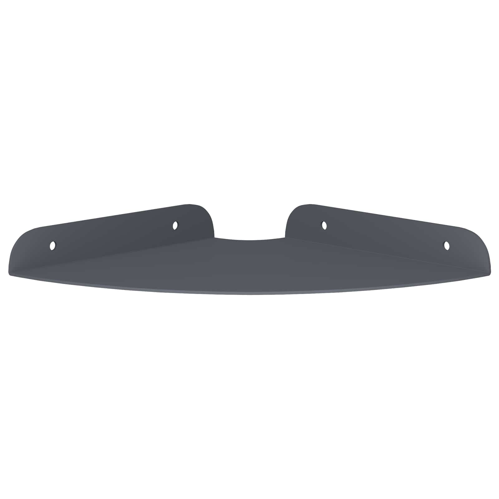 vidaXL Półka wisząca z półką 2 pcs Antracyt 18 x 18 x 2 cm