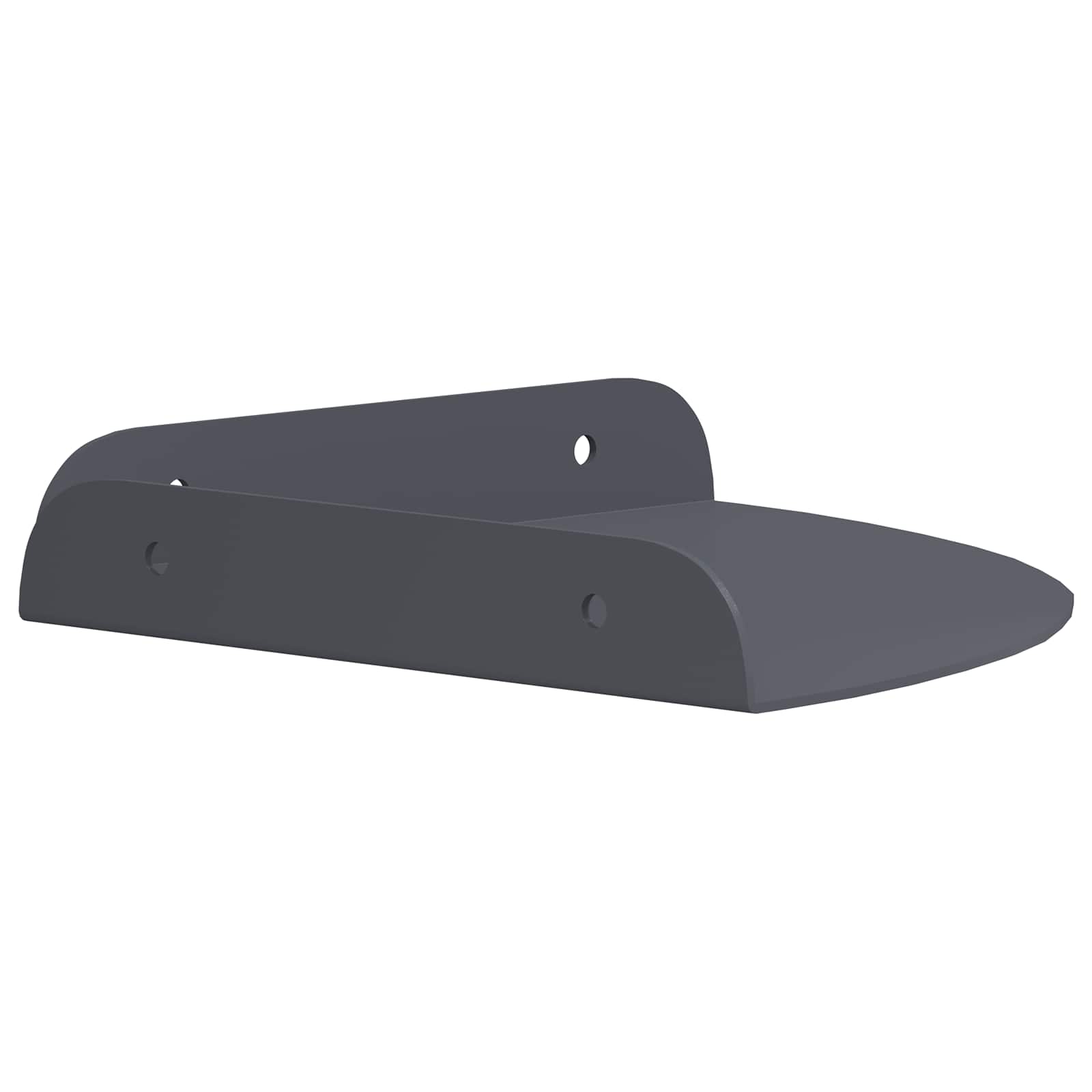 vidaXL Półka wisząca z półką 2 pcs Antracyt 18 x 18 x 2 cm