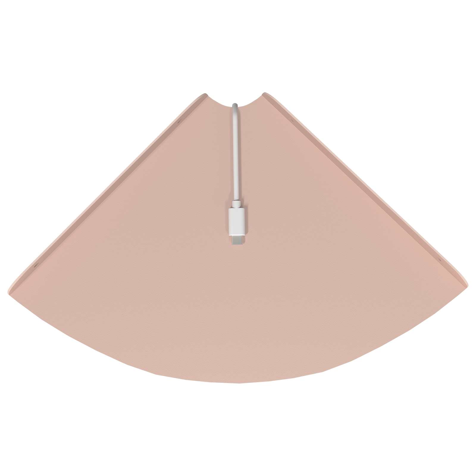vidaXL Półka wisząca z półką 2 pcs Różowy 24 x 24 x 2 cm