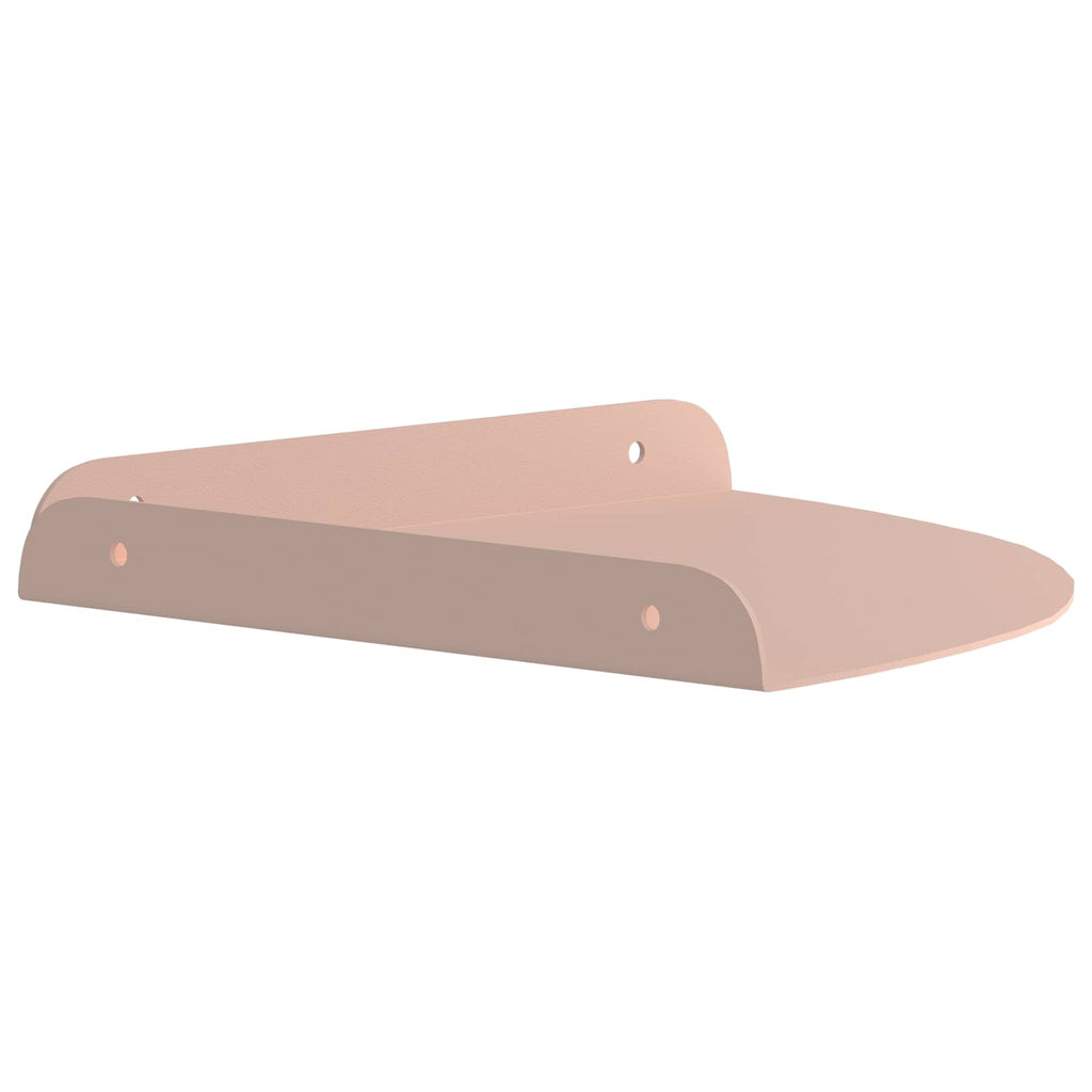 vidaXL Półka wisząca z półką 4 pcs Różowy 24 x 24 x 2 cm