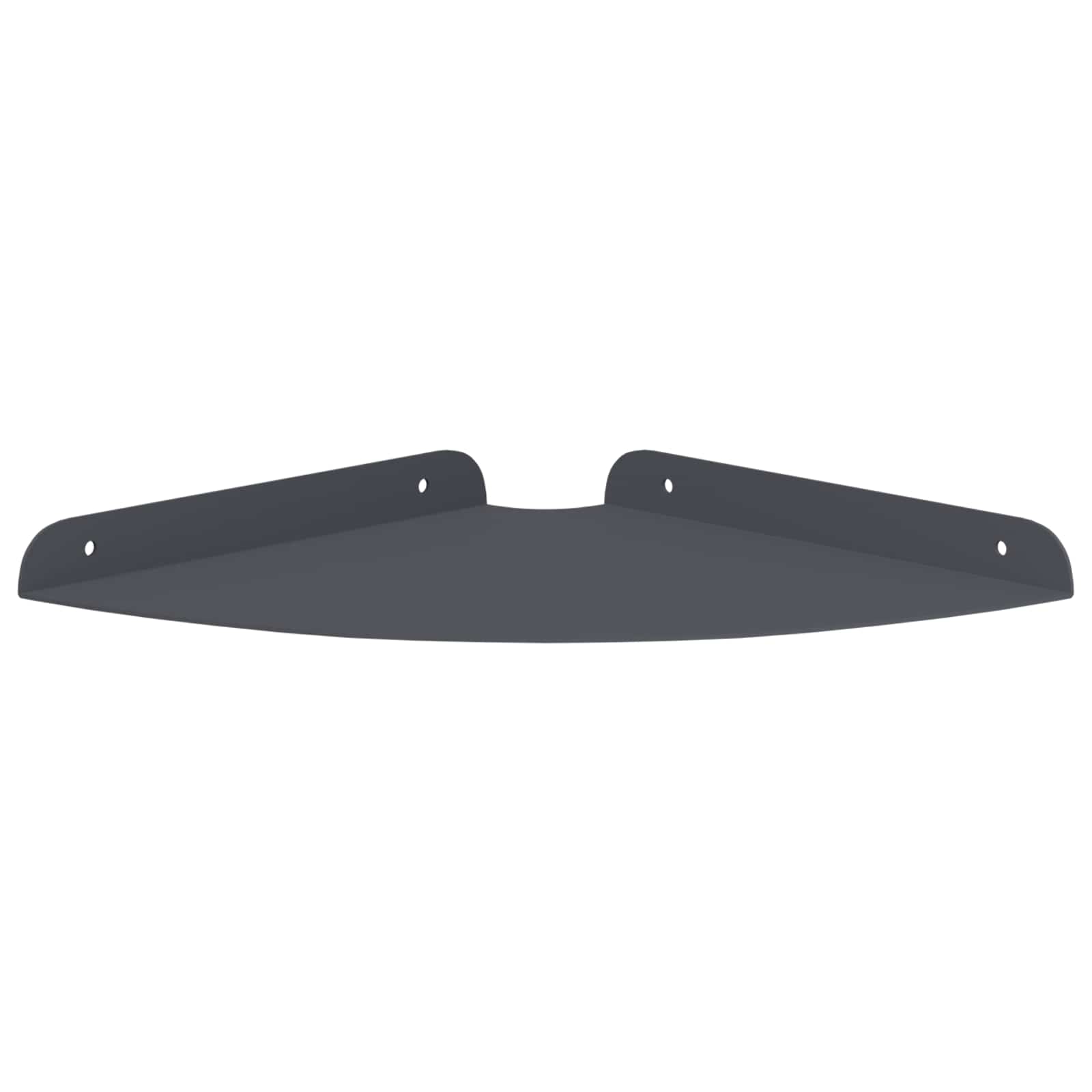 vidaXL Półka wisząca z półką 2 pcs Antracyt 24 x 24 x 2 cm
