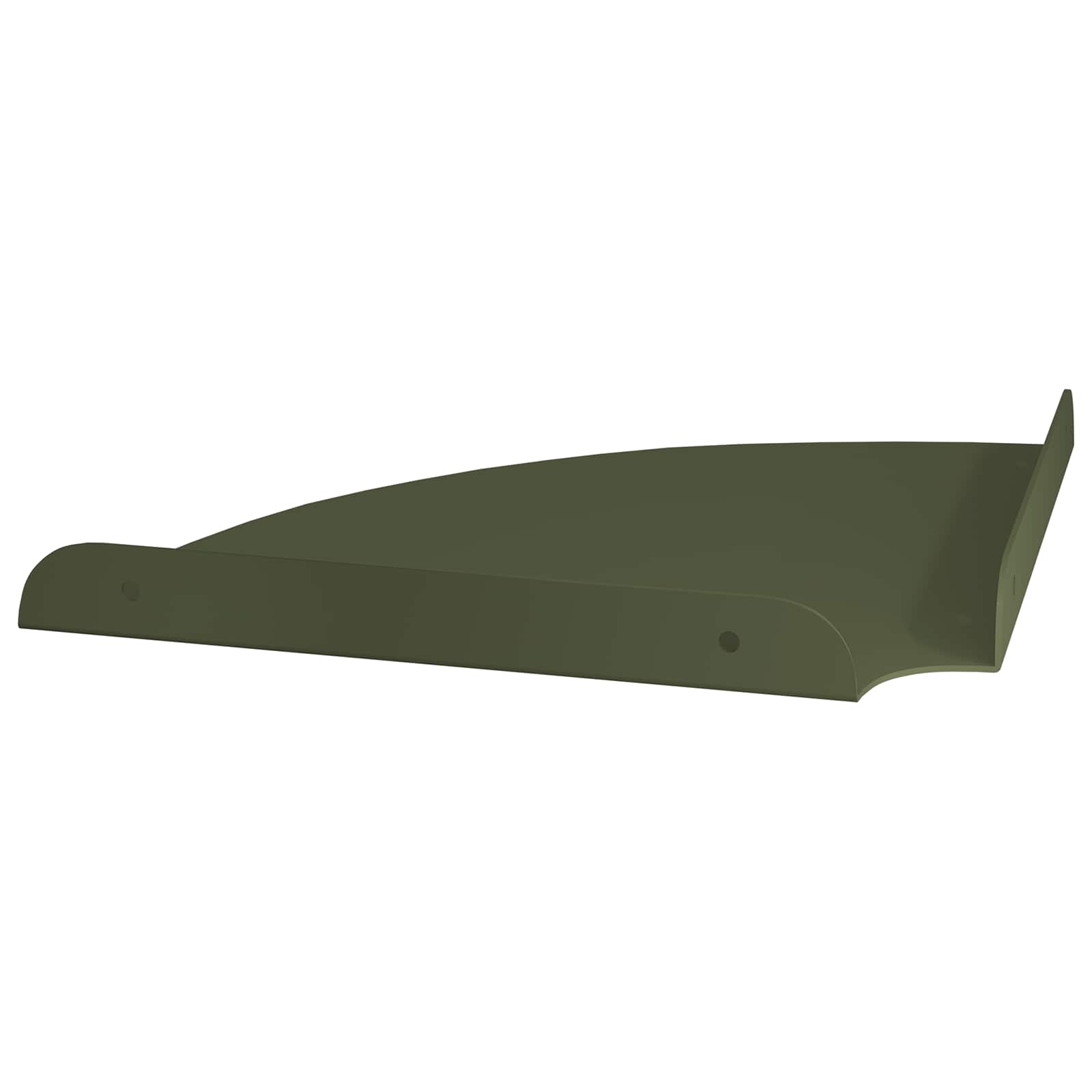 vidaXL Półka wisząca z półką 2 pcs Zielony oliwkowy 24 x 24 x 2 cm