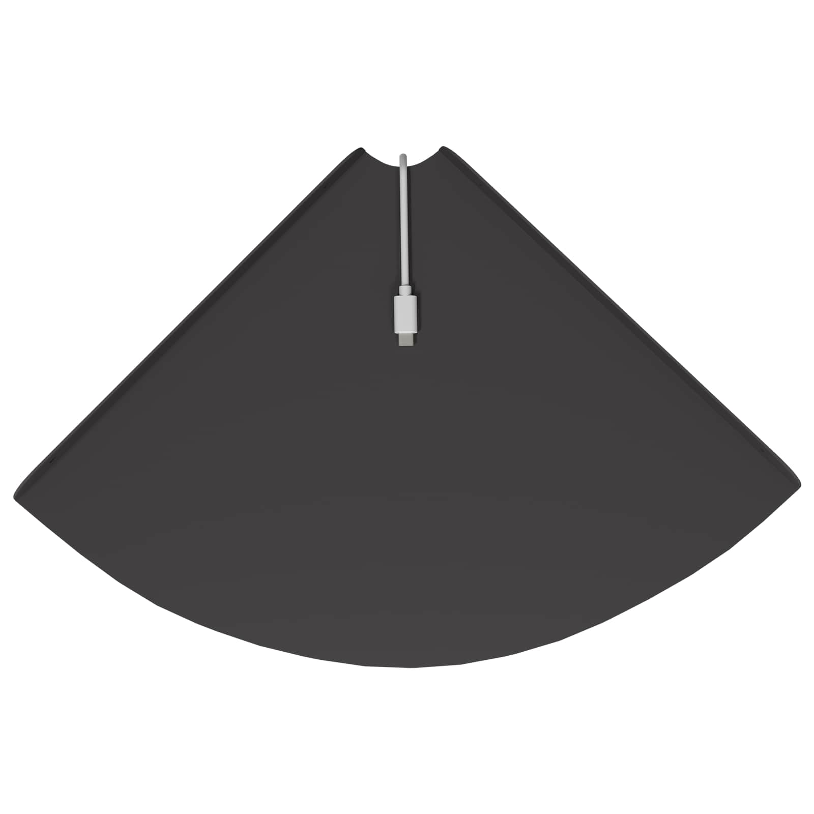 vidaXL Półka wisząca z półką 4 pcs Czarny 30 x 30 x 2 cm