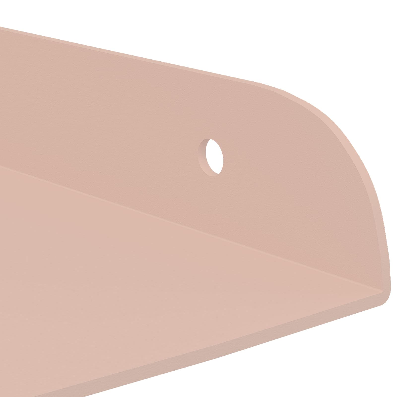 vidaXL Półka wisząca z półką 2 pcs Różowy 30 x 30 x 2 cm