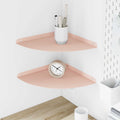 vidaXL Półka wisząca z półką 2 pcs Różowy 30 x 30 x 2 cm