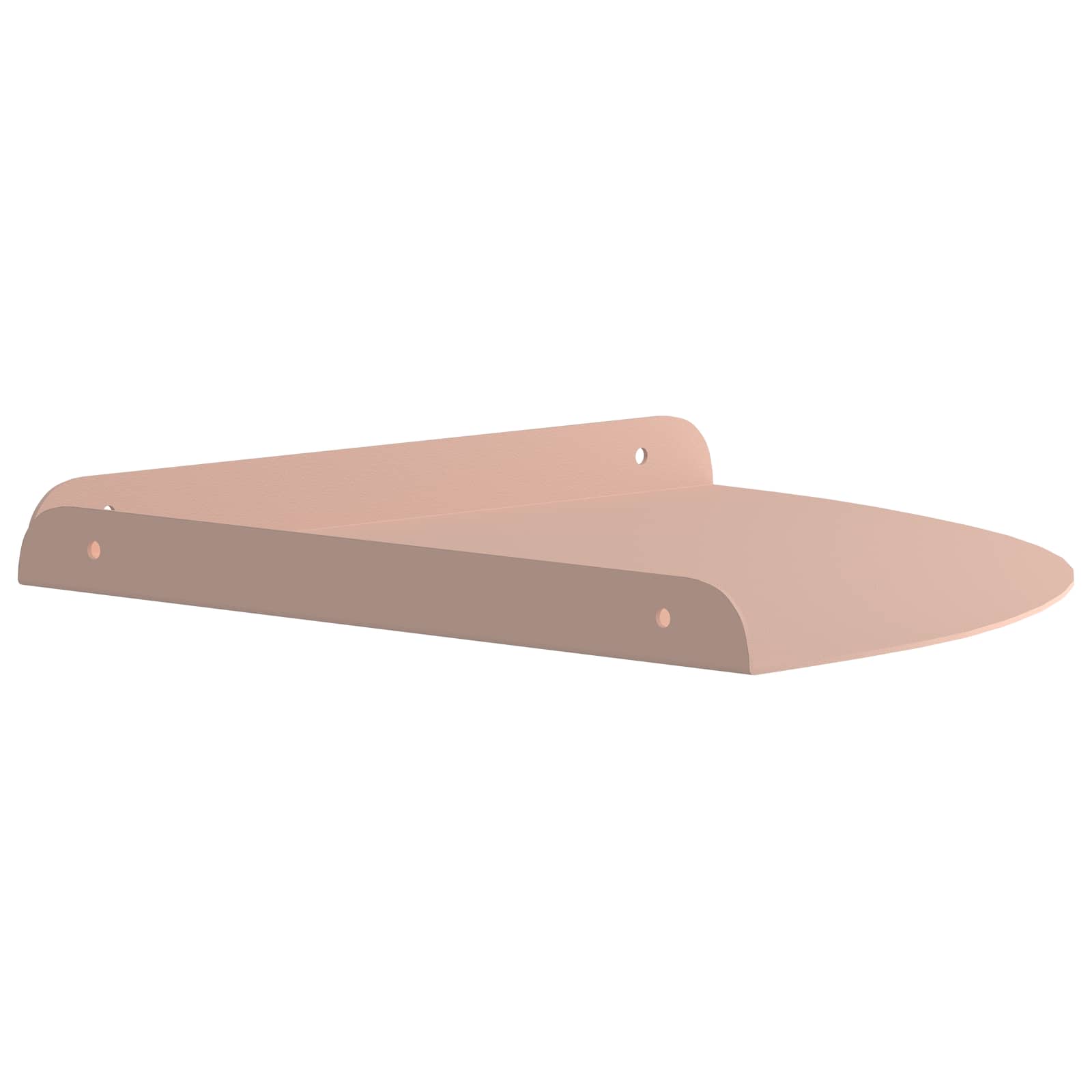 vidaXL Półka wisząca z półką 2 pcs Różowy 30 x 30 x 2 cm