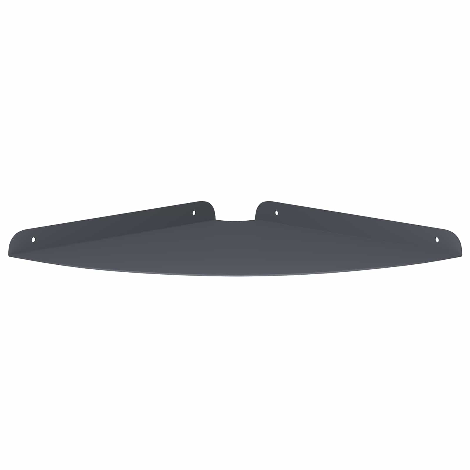 vidaXL Półka wisząca z półką 2 pcs Antracyt 30 x 30 x 2 cm
