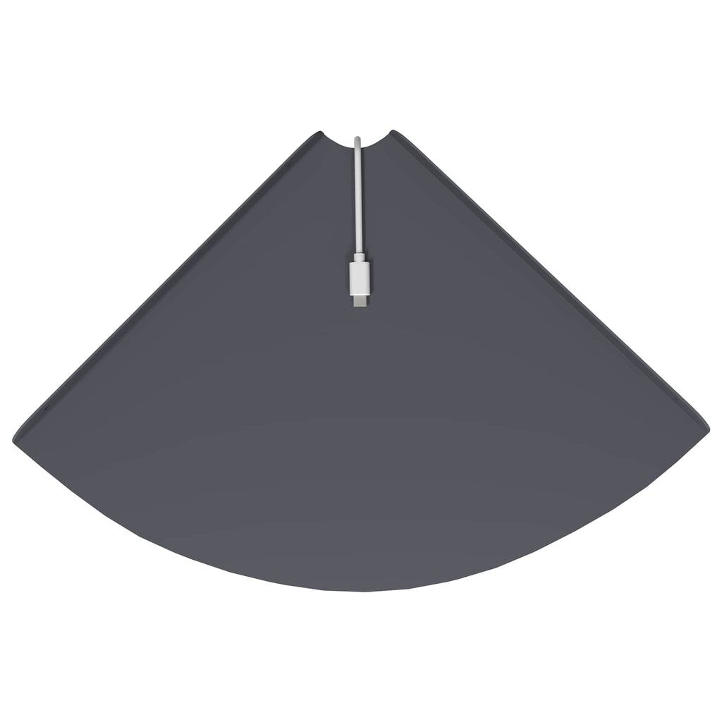 vidaXL Półka wisząca z półką 2 pcs Antracyt 30 x 30 x 2 cm
