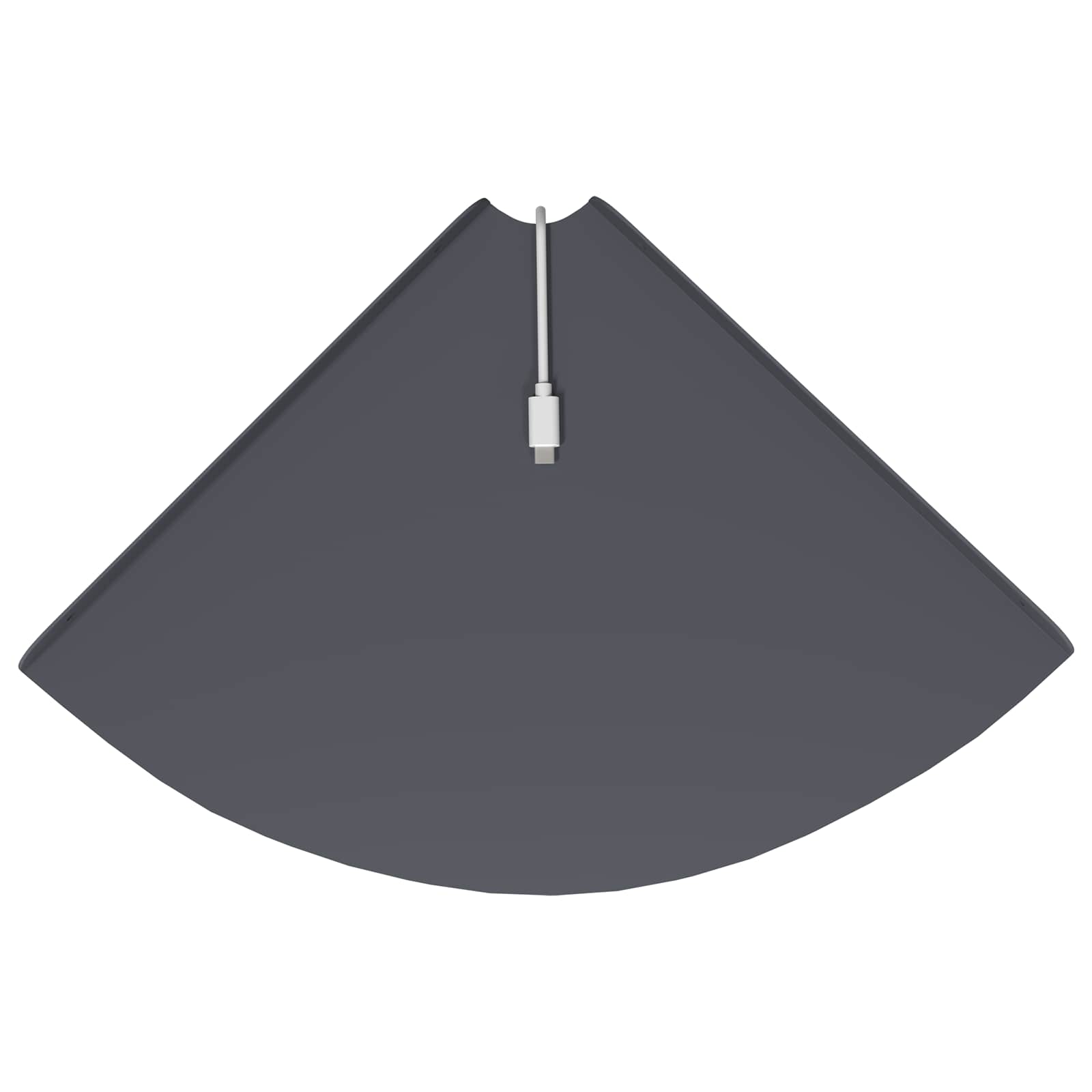 vidaXL Półka wisząca z półką 2 pcs Antracyt 30 x 30 x 2 cm