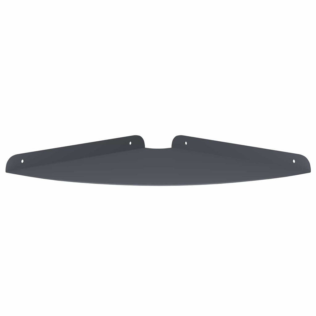 vidaXL Półka wisząca z półką 4 pcs Antracyt 30 x 30 x 2 cm