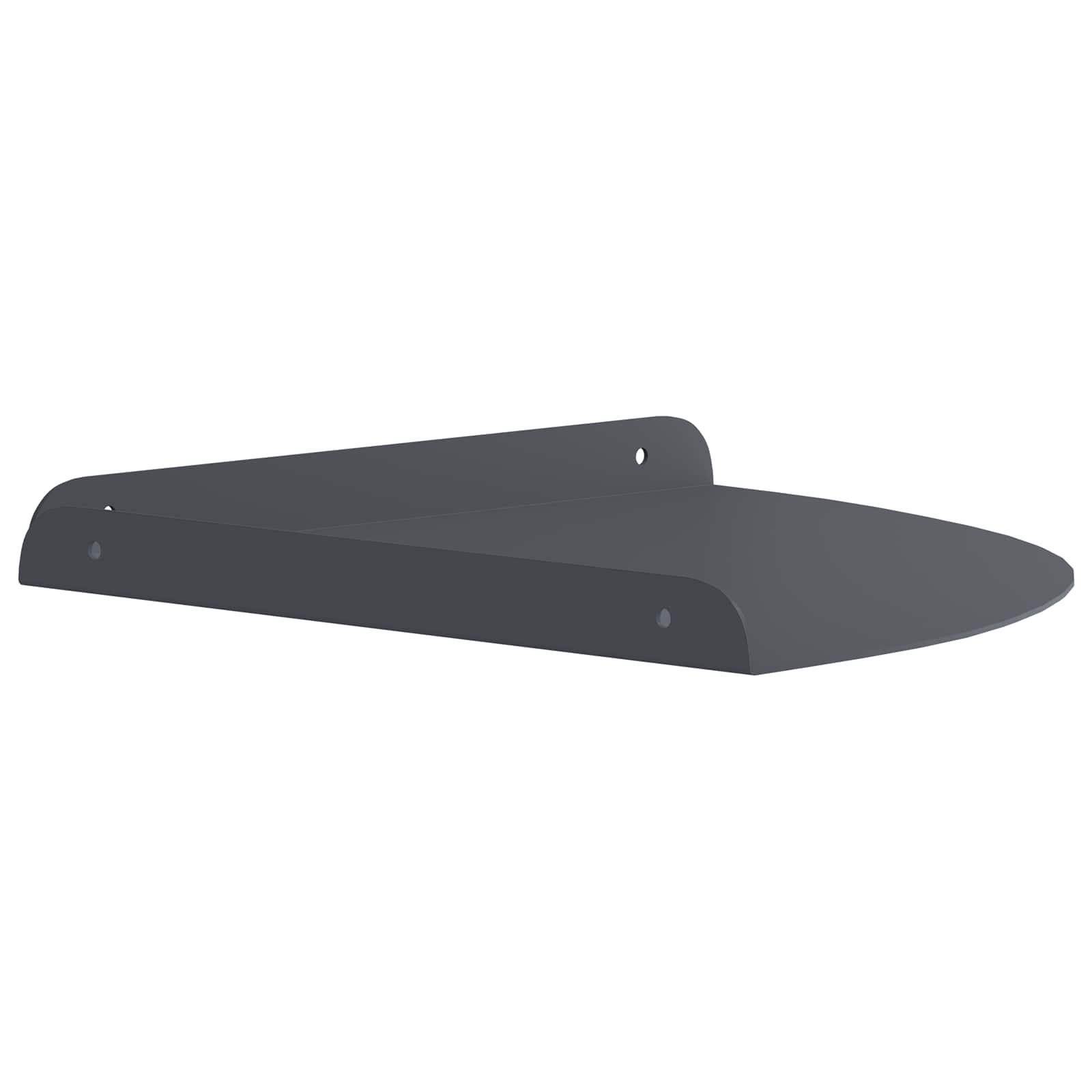 vidaXL Półka wisząca z półką 4 pcs Antracyt 30 x 30 x 2 cm