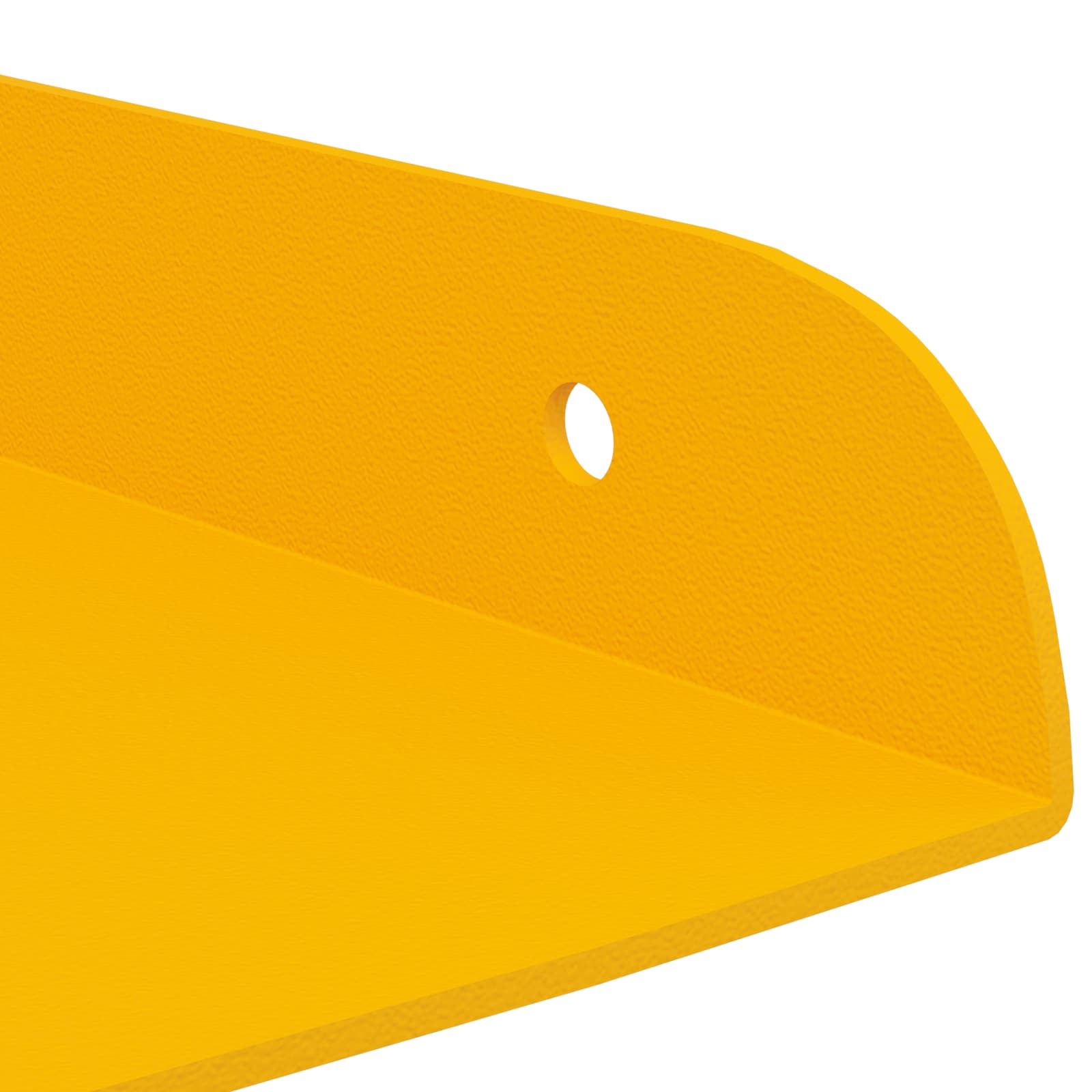 vidaXL Półka wisząca z półką 2 pcs Musztardowy Żółty 30 x 30 x 2 cm