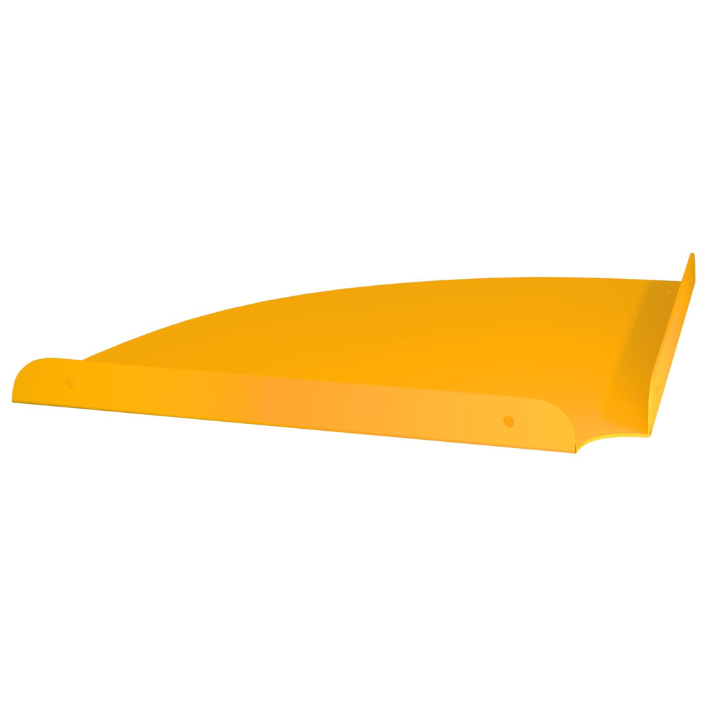 vidaXL Półka wisząca z półką 4 pcs Musztardowy Żółty 30 x 30 x 2 cm