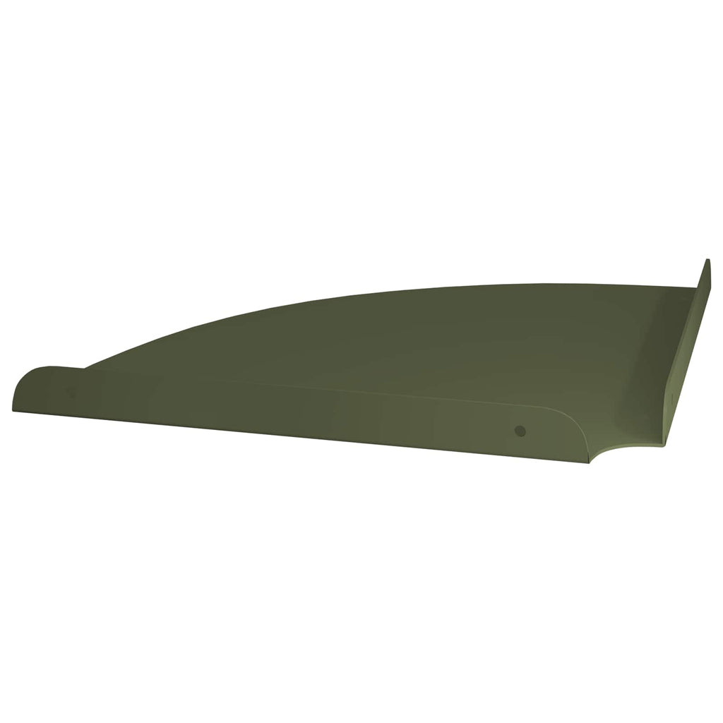 vidaXL Półka wisząca z półką 2 pcs Zielony oliwkowy 30 x 30 x 2 cm