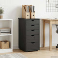 vidaXL Szafkowy Czarny 34 x 39 x 61,5 cm Lite drewno sosnowe