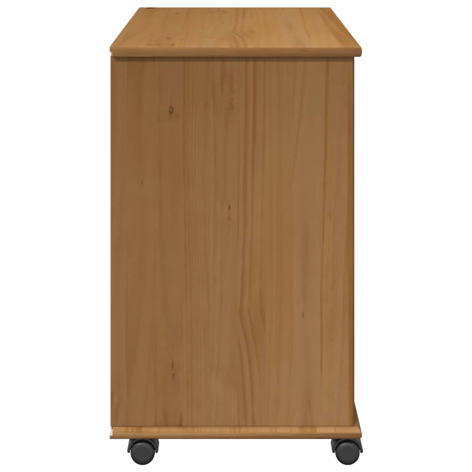 vidaXL Rolkowa szafka z kołem Miodowy brąz 63,5 x 39 x 65,5 cm