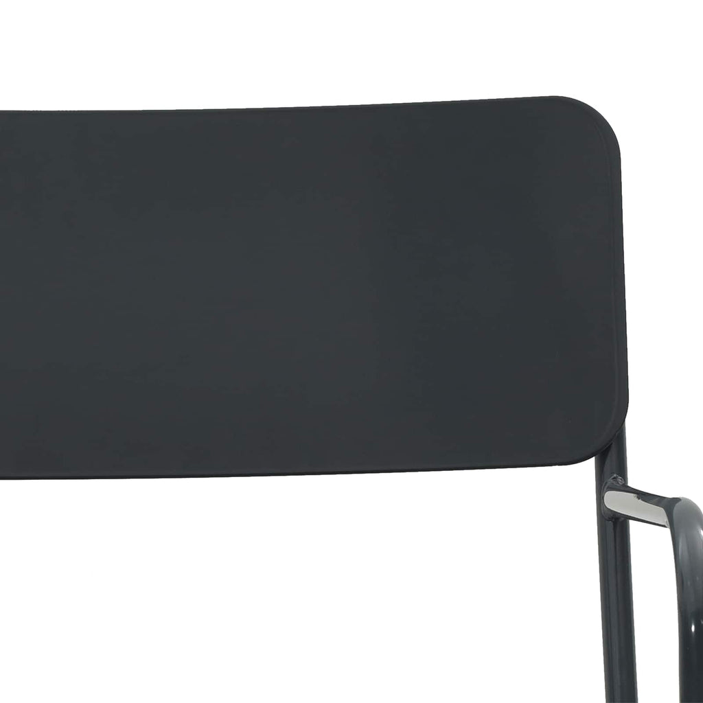vidaXL Krzesła ogrodowe 2 pcs Antracyt 51 x 55 x 81 cm Stal