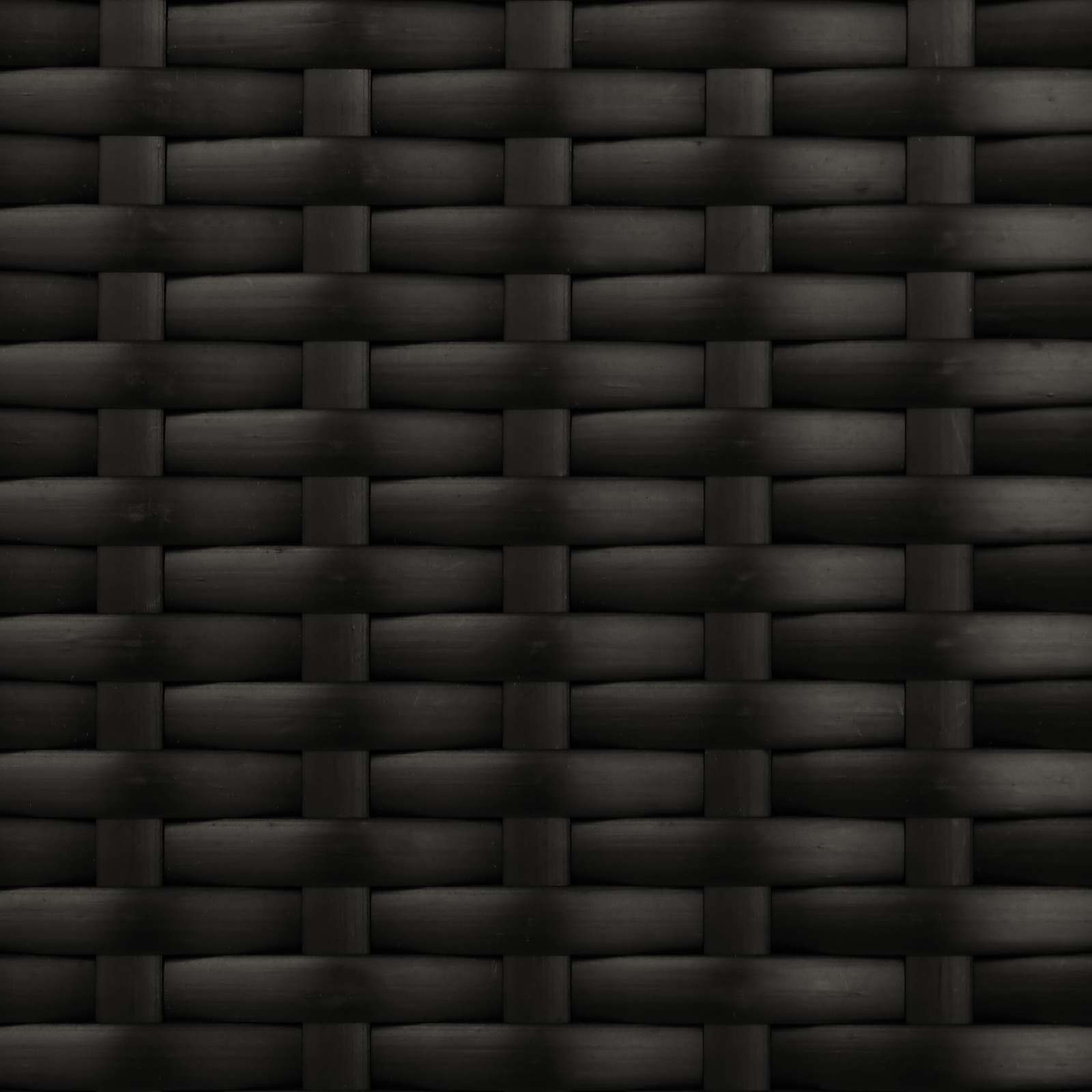 vidaXL Zestaw sof ogrodowych Czarny i kremowo-biały 164 x 164 x 112 cm