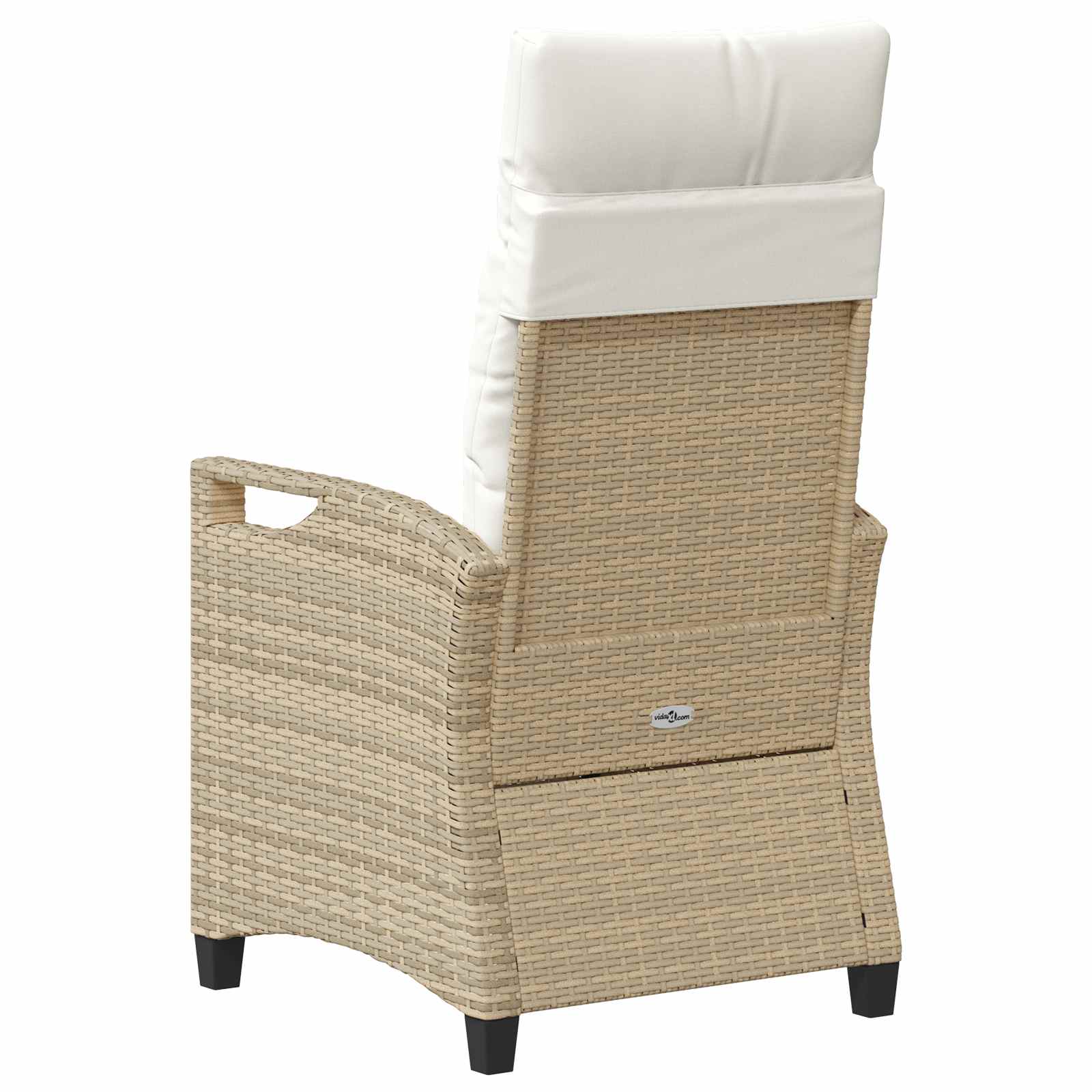 vidaXL Krzesło Ogrodowe 2 pcs Beżowy i kremowy 56 x 60 x 112 cm