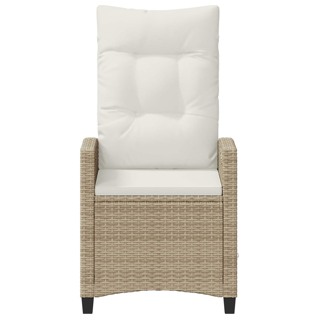 vidaXL Krzesło Ogrodowe 2 pcs Beżowy i kremowy 56 x 60 x 112 cm