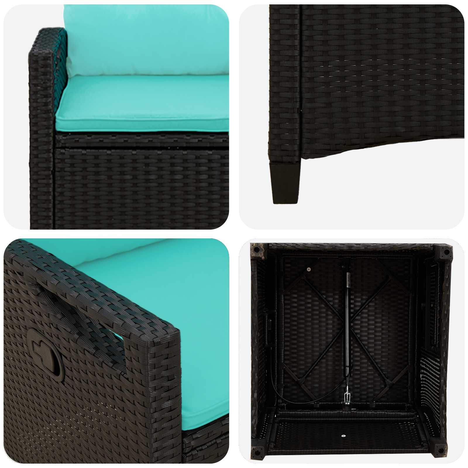 vidaXL Krzesło Ogrodowe 56 x 64 x 94 cm stal