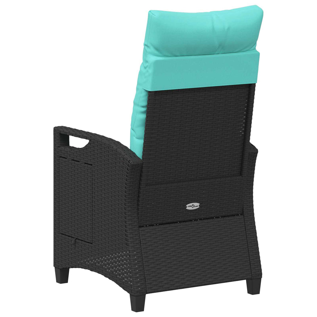 vidaXL Krzesło ogrodowe z regulowanym oparciem 56 x 60 x 112 cm stal