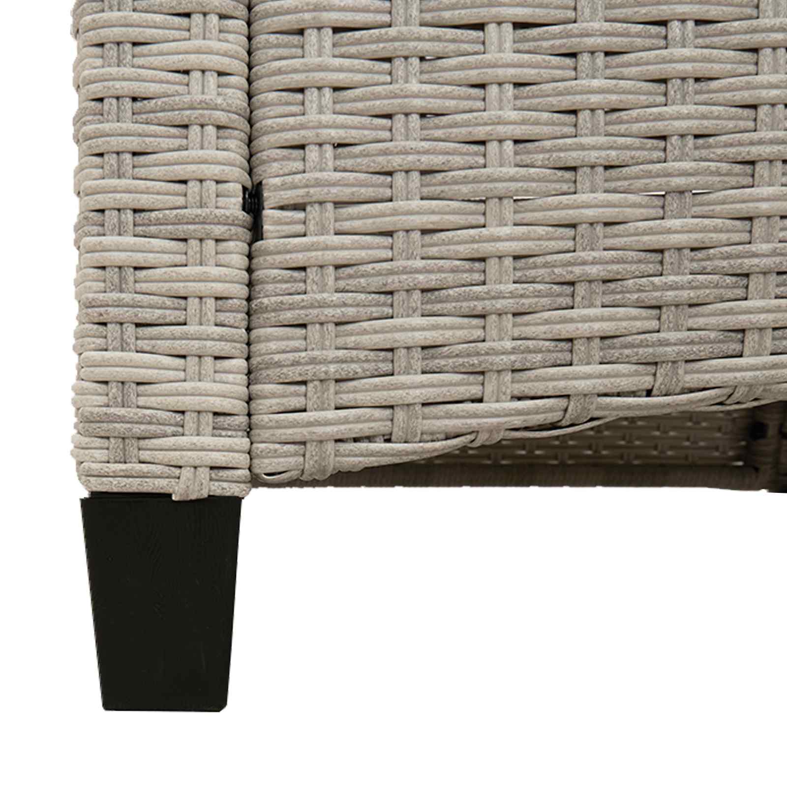 vidaXL Ławka ogrodowa z poduszką 105 x 60 x 112 cm stal