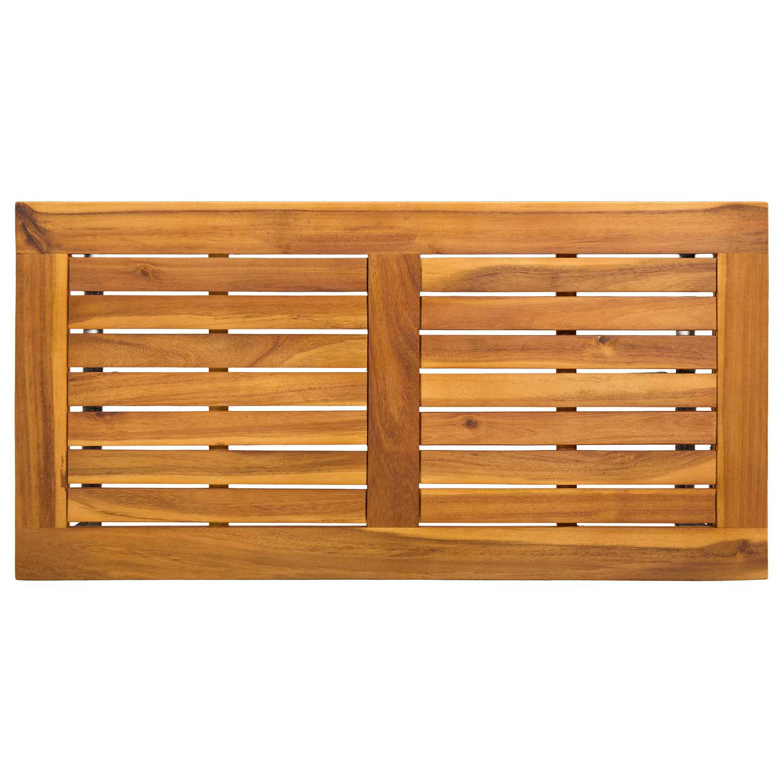 vidaXL Stół na Zewnątrz Szary 80 x 40 x 40 cm Stal i poli rattan