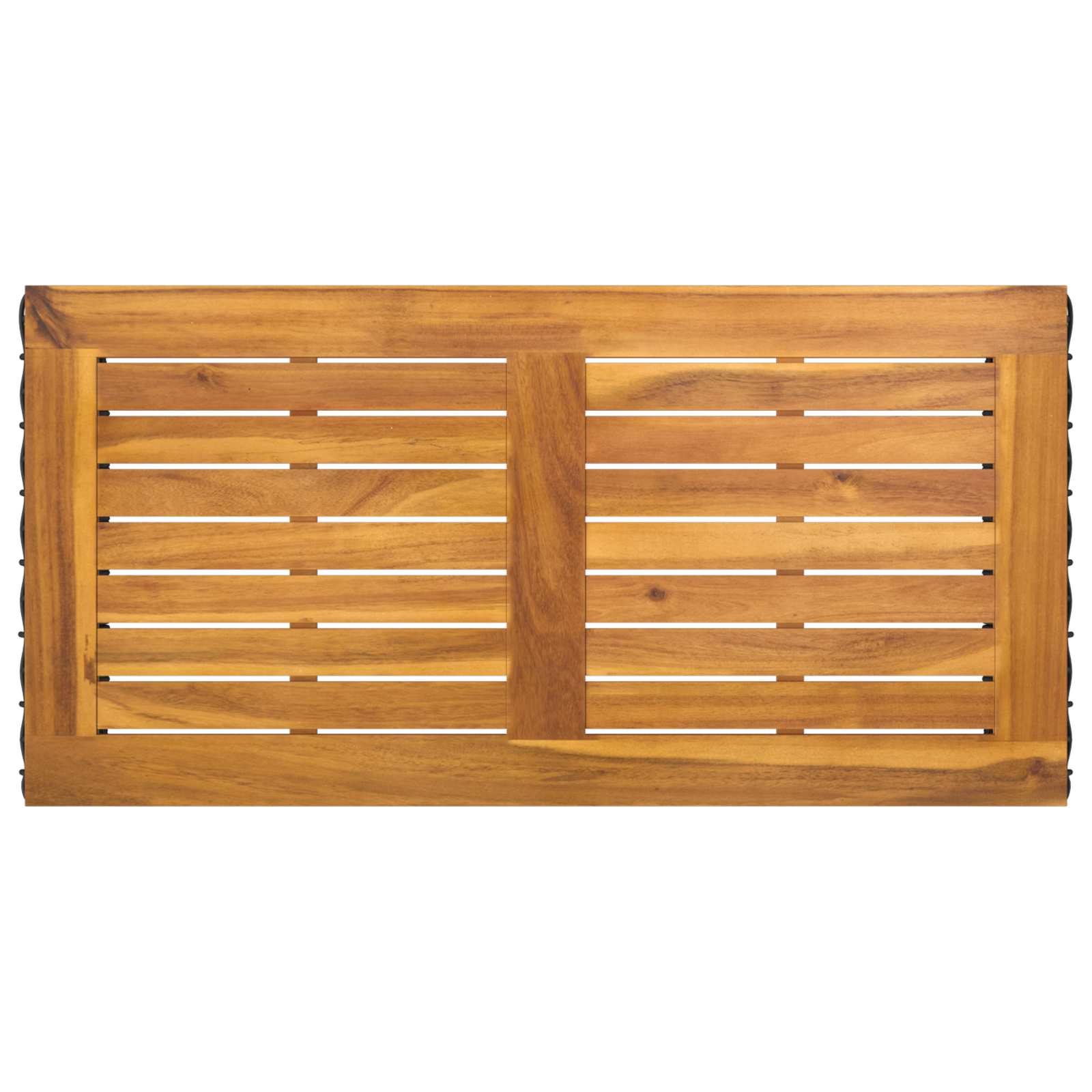 vidaXL Zestaw Mebli Ogrodowych z poduszką 4 pcs Czarny i kremowo-biały