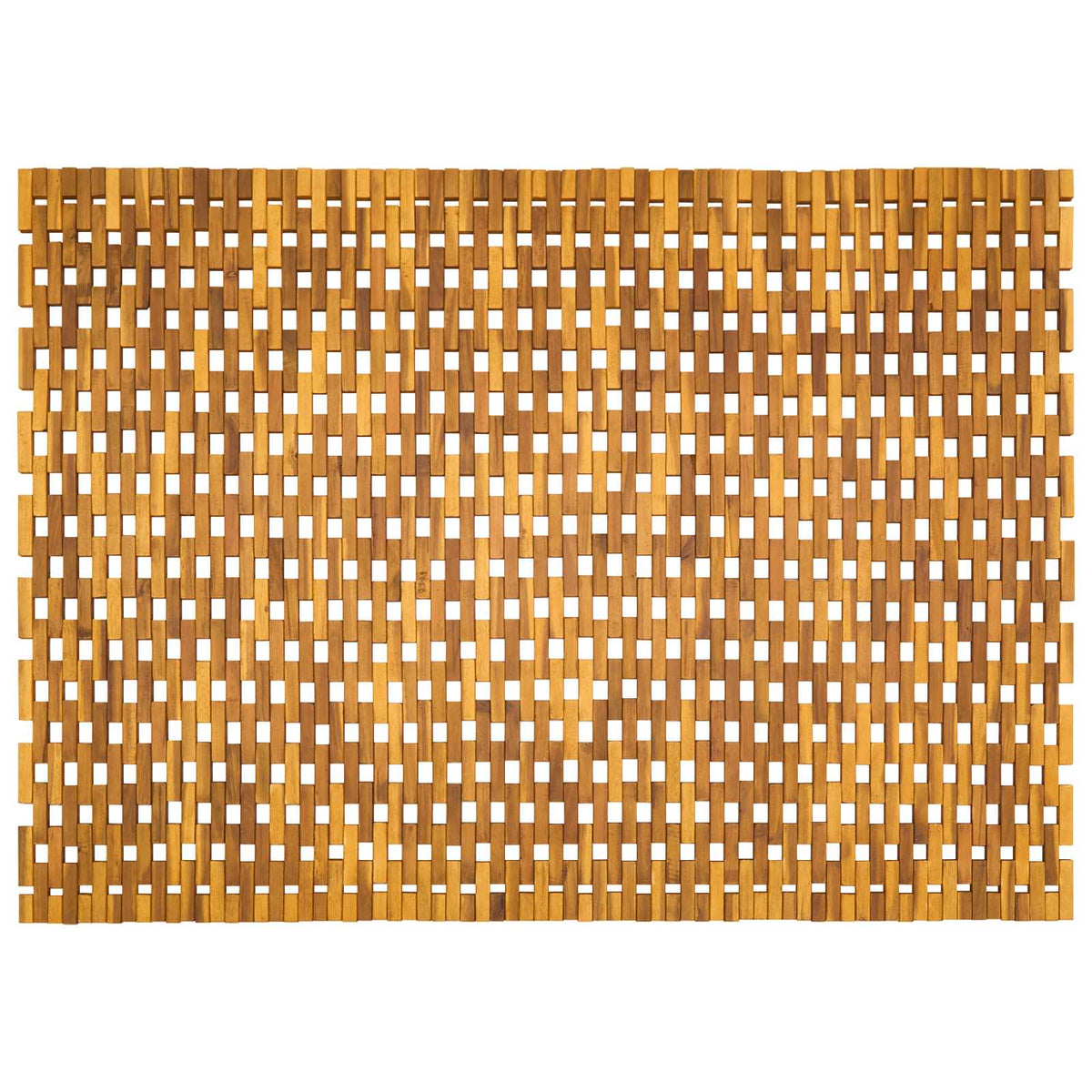 vidaXL Dywaniki łazienkowe naturalny 105 x 160 cm Lite Drewno Akacji