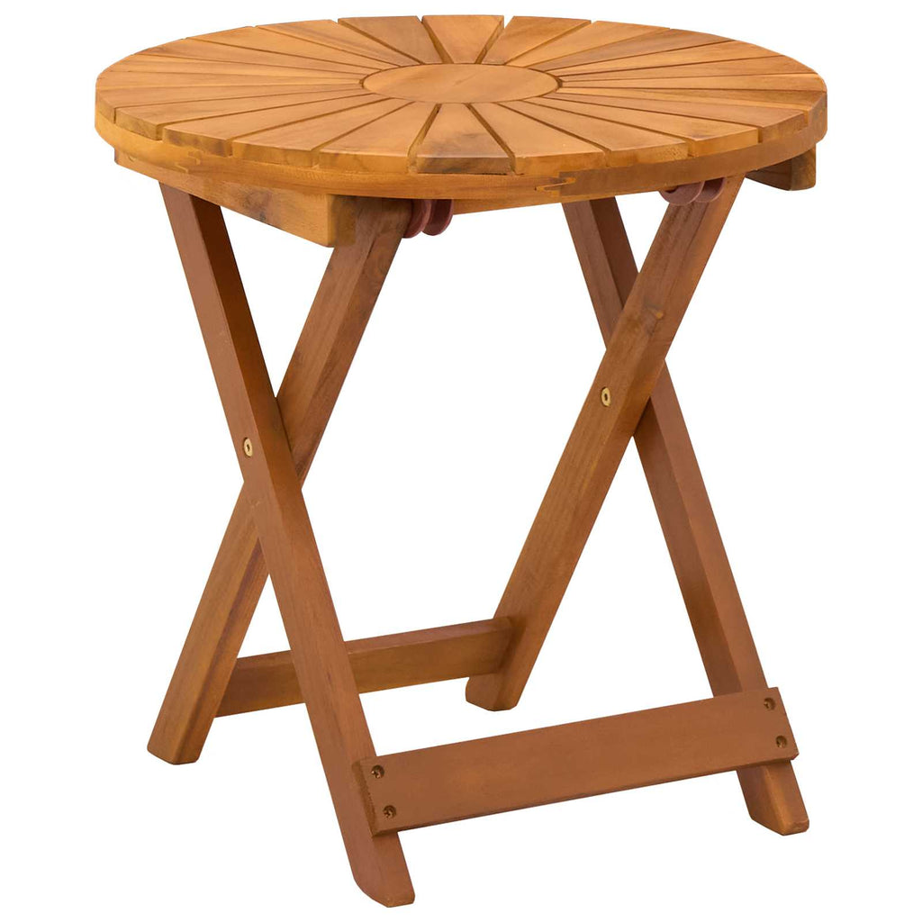 vidaXL Stolik bistro naturalny Ø45 x 45 cm Lite Drewno Akacji