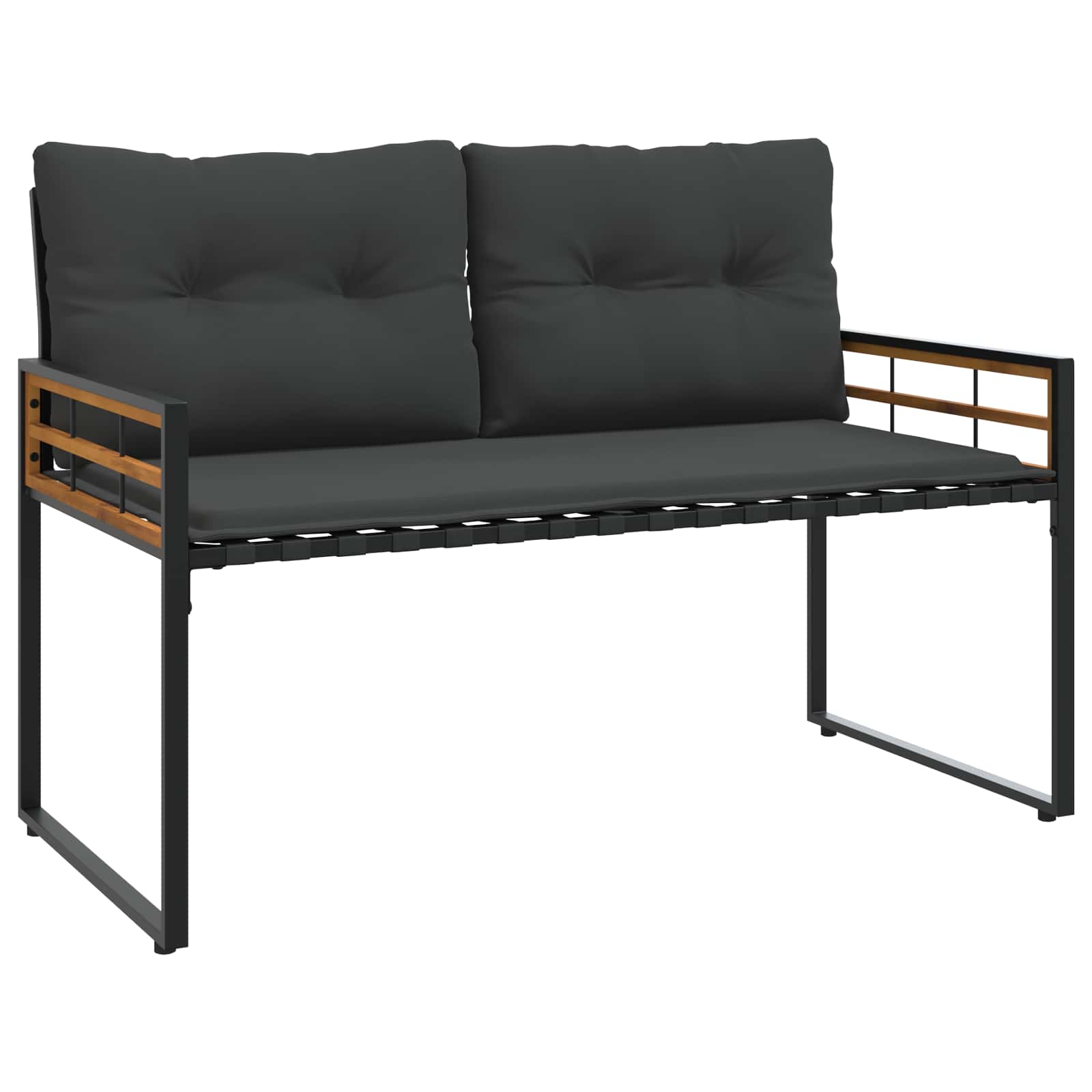 vidaXL Zestaw Mebli Ogrodowych z poduszką 4 pcs Ciemny szary