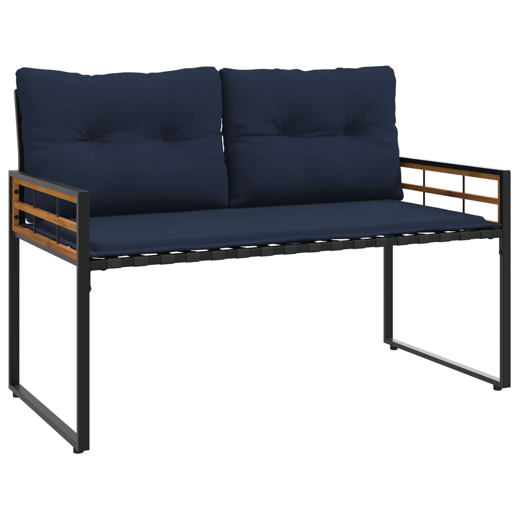 vidaXL Zestaw Mebli Ogrodowych z poduszką 4 pcs Granatowy