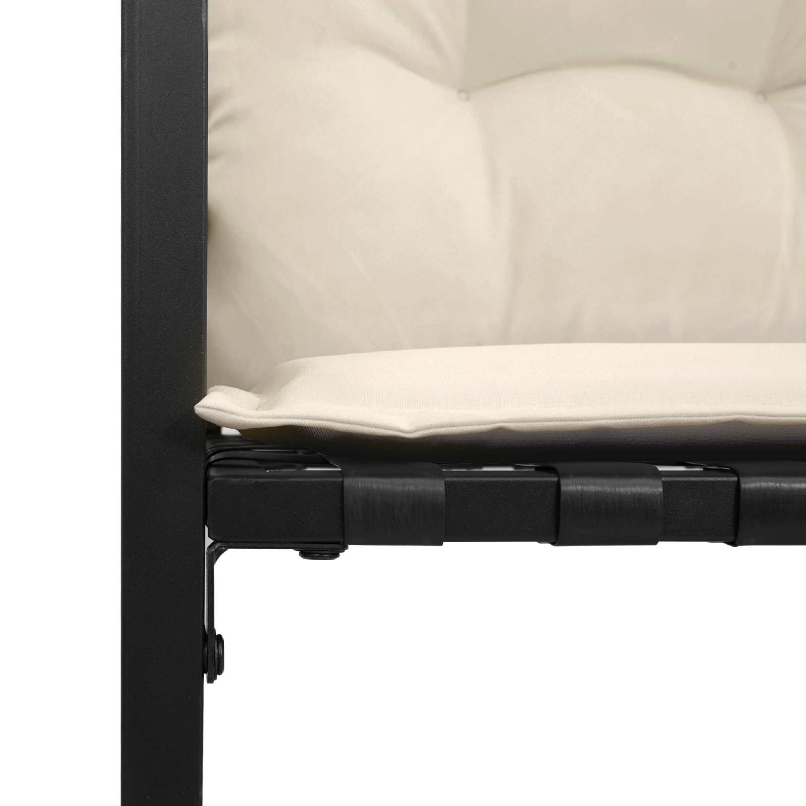 vidaXL Zestaw Mebli Ogrodowych z poduszką 3 pcs Kremowy