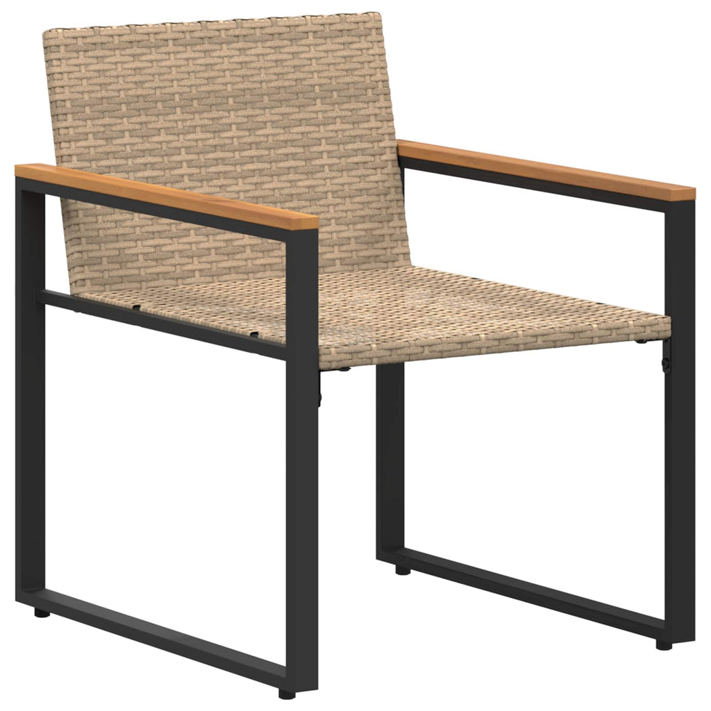 vidaXL Zestawy mebli z poduszką 3 pcs Beżowy i kremowy rattan