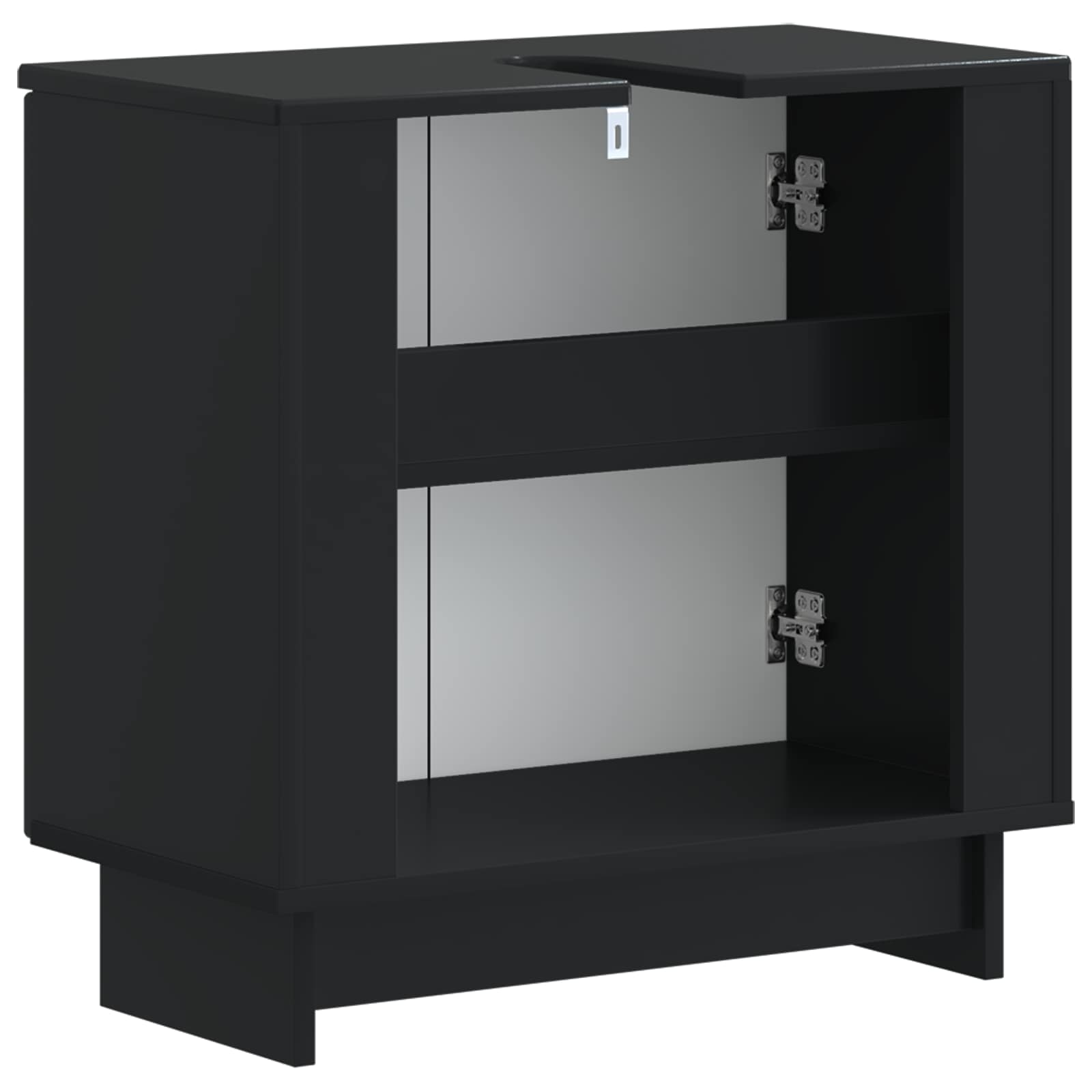 vidaXL Szafka pod umywalkę EDE Czarny 59,5 x 31,5 x 59 cm
