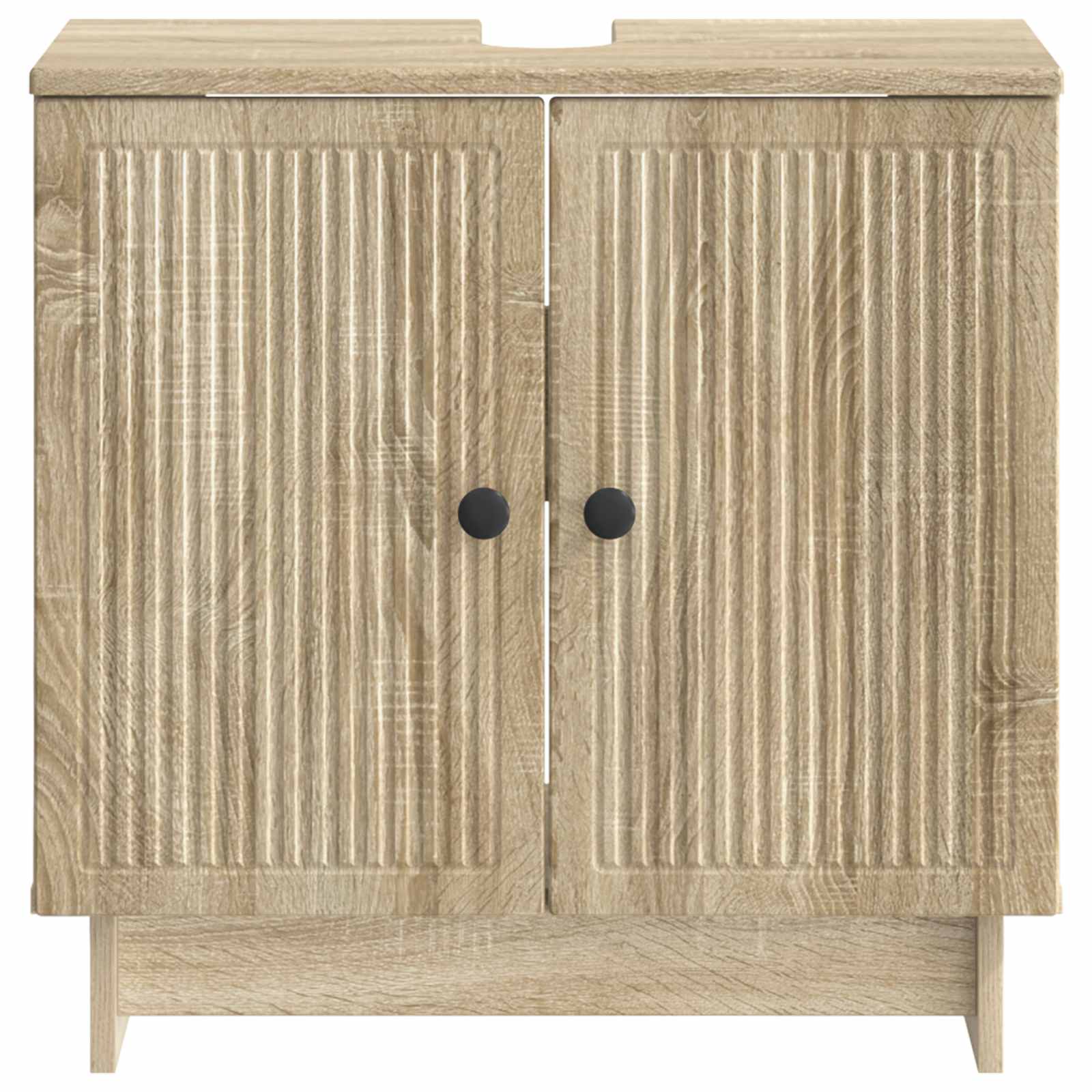 vidaXL Szafka pod umywalkę EDE dąb Sonoma 59,5 x 31,5 x 59 cm
