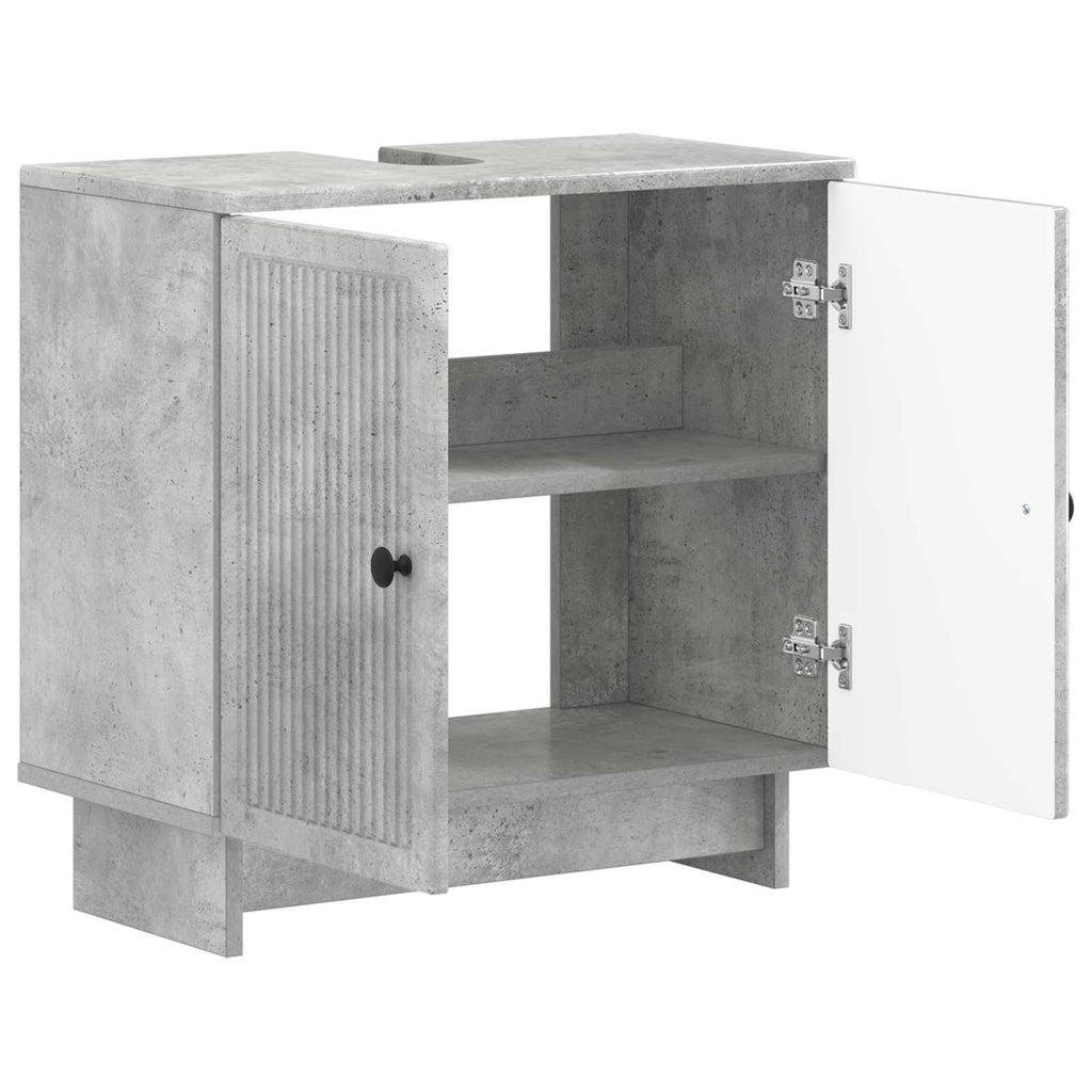 vidaXL Szafka pod umywalkę EDE Betonowy szary 59,5 x 31,5 x 59 cm