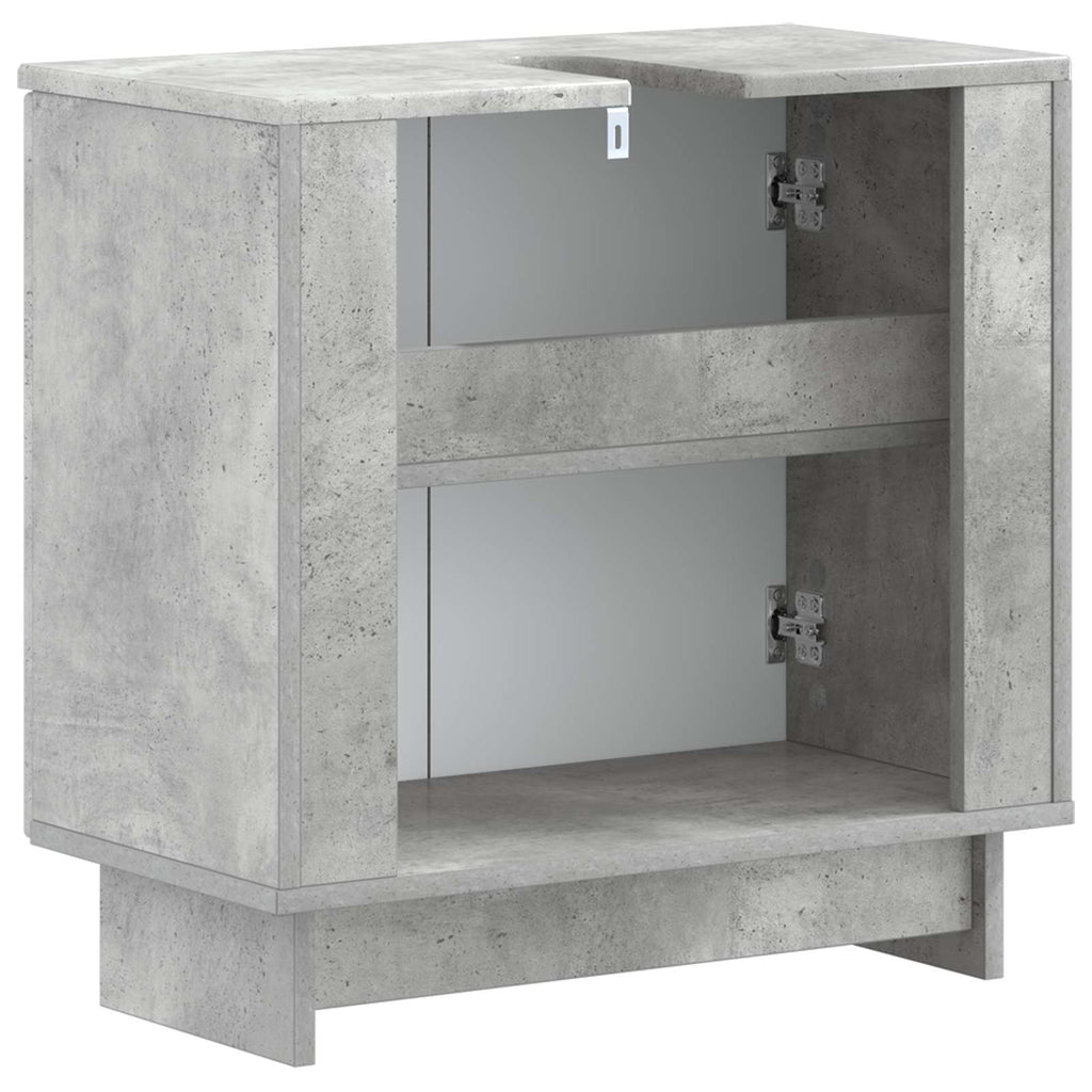 vidaXL Szafka pod umywalkę EDE Betonowy szary 59,5 x 31,5 x 59 cm