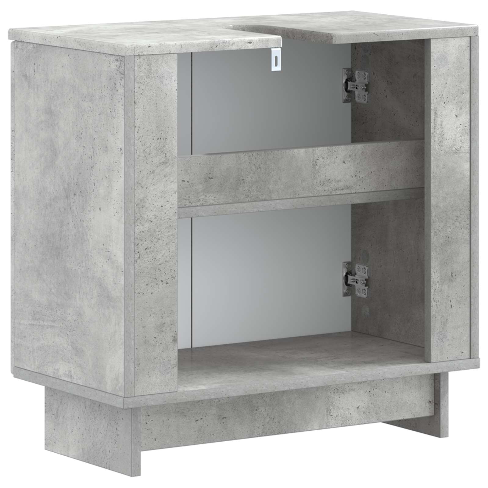 vidaXL Szafka pod umywalkę EDE Betonowy szary 59,5 x 31,5 x 59 cm