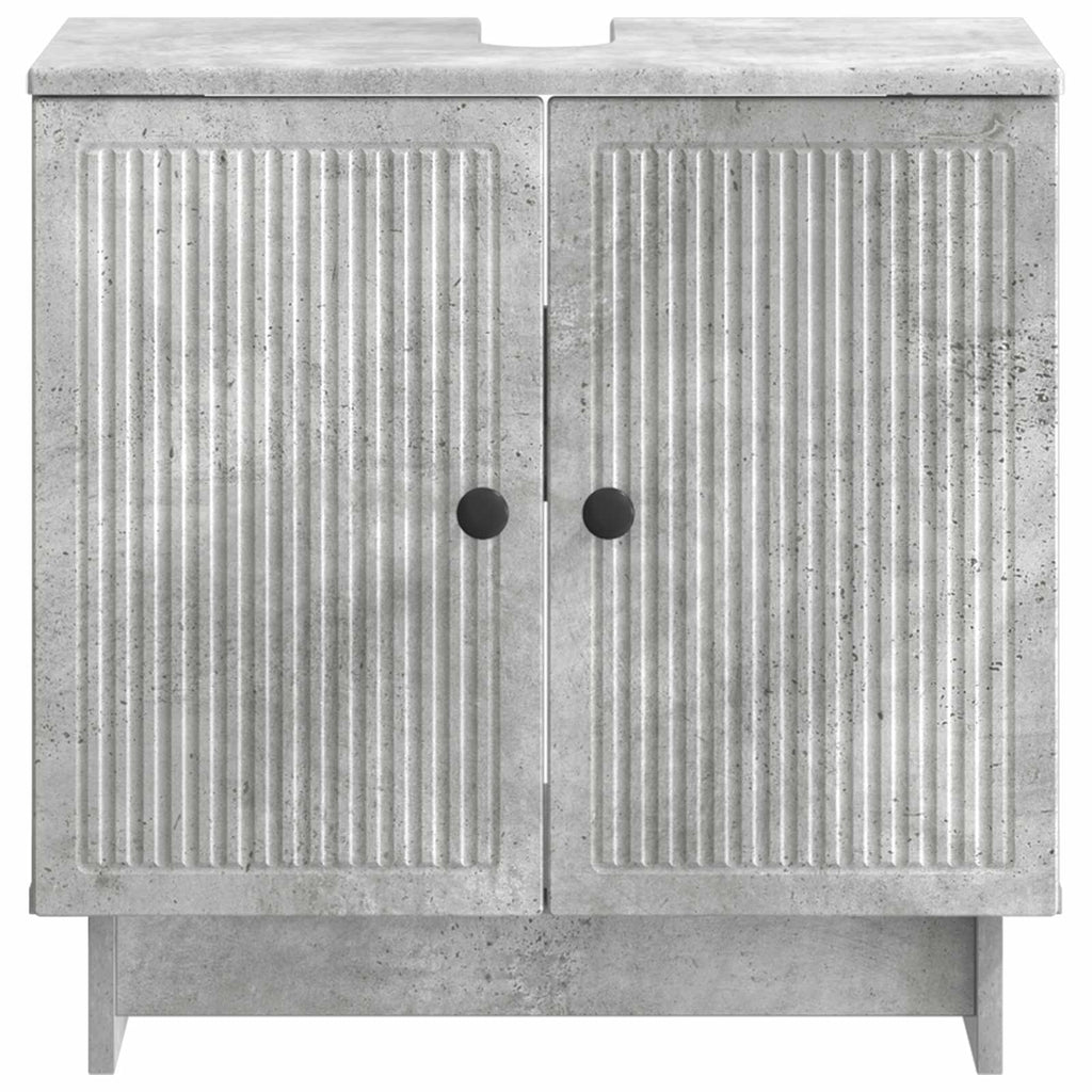 vidaXL Szafka pod umywalkę EDE Betonowy szary 59,5 x 31,5 x 59 cm
