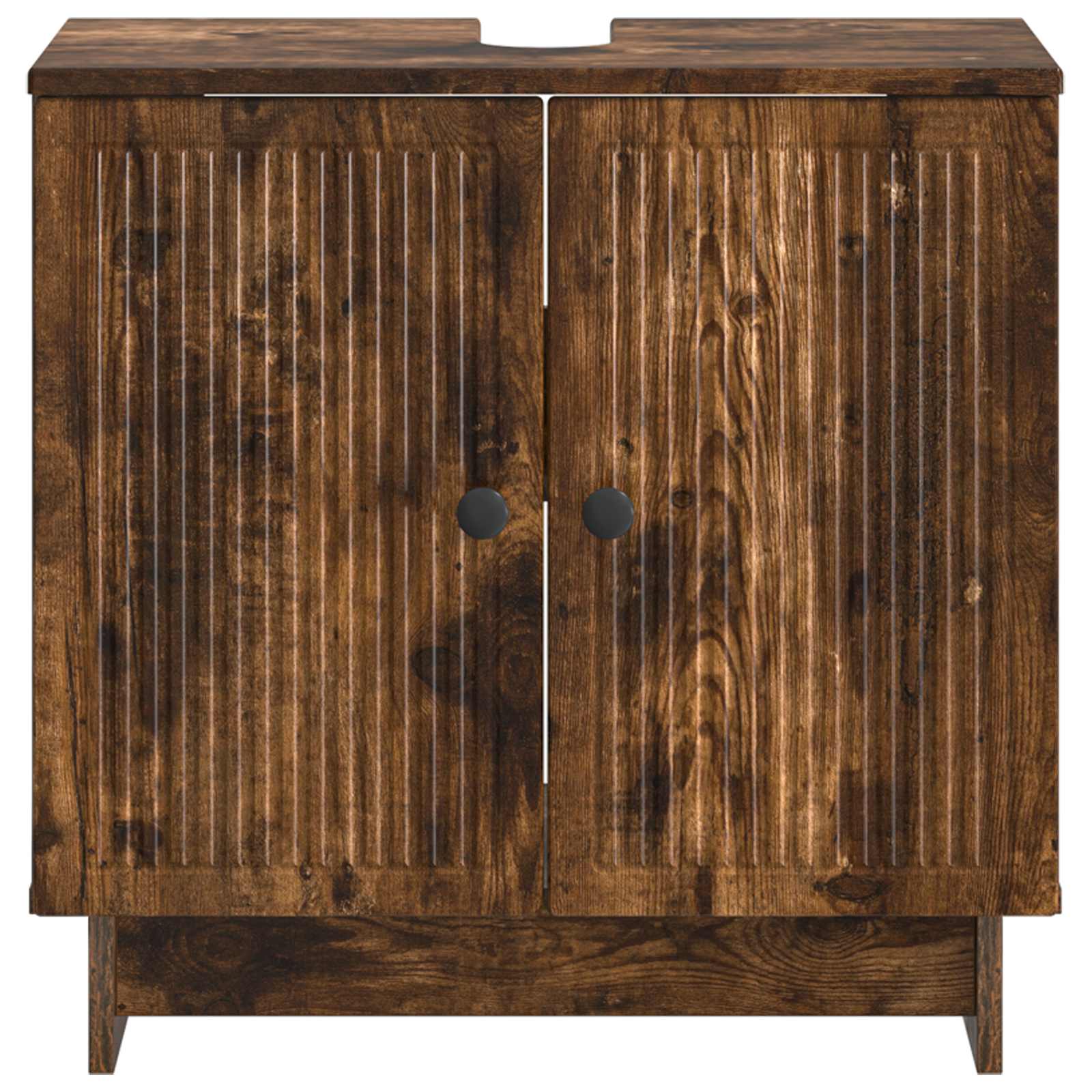 vidaXL Szafka pod umywalkę EDE Dąb wędzony 59,5 x 31,5 x 59 cm