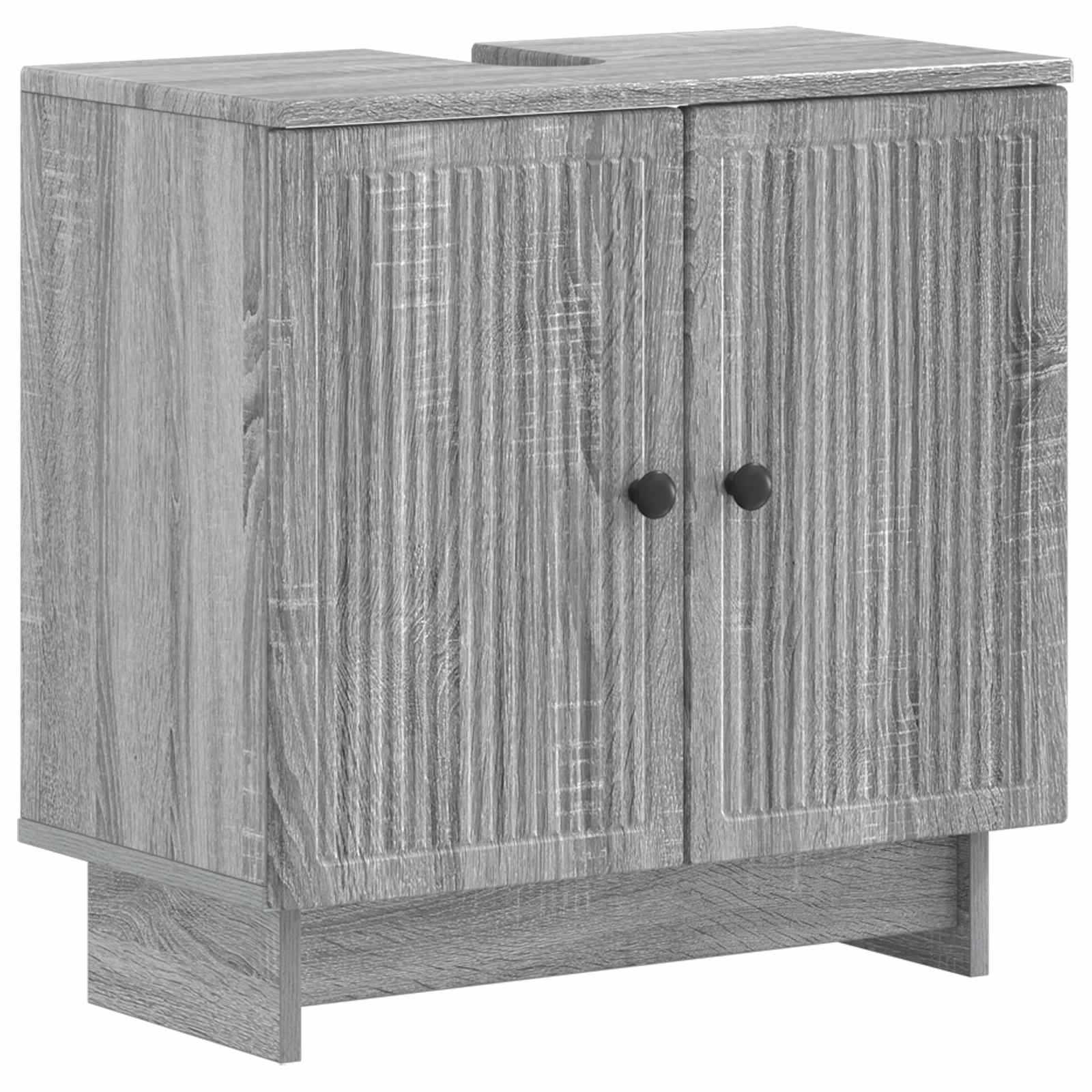 vidaXL Szafka pod umywalkę EDE Szary Sonoma 59,5 x 31,5 x 59 cm