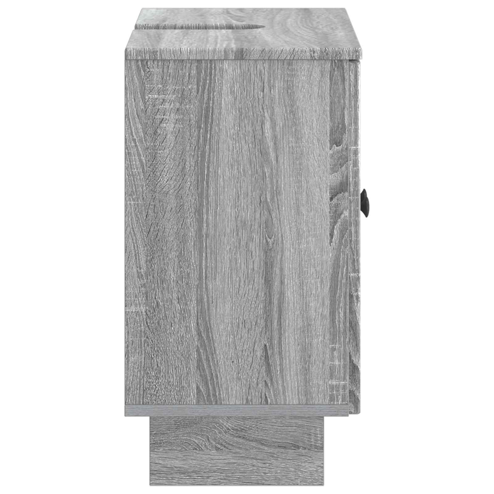 vidaXL Szafka pod umywalkę EDE Szary Sonoma 59,5 x 31,5 x 59 cm