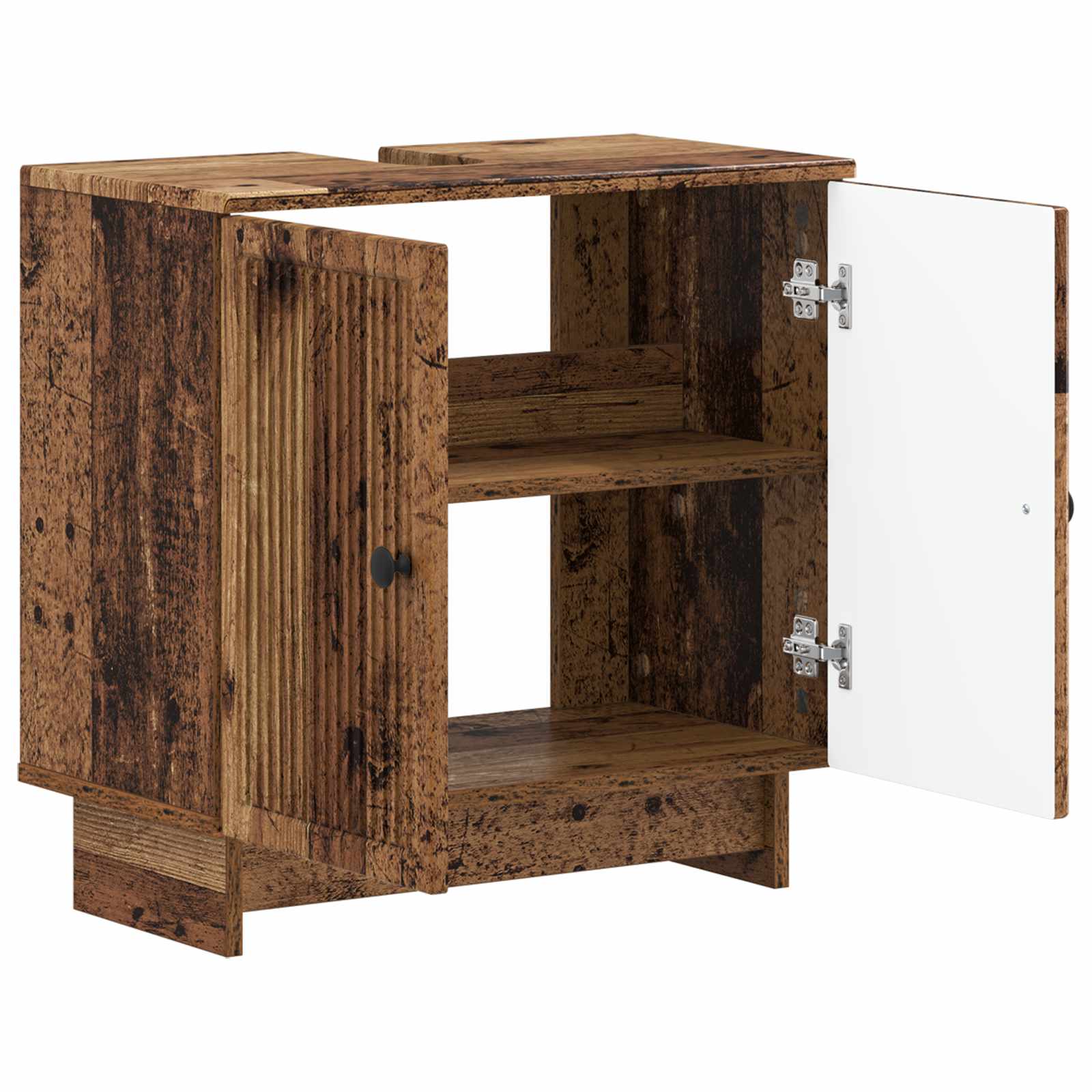 vidaXL Szafka pod umywalkę EDE Stare drewno 59,5 x 31,5 x 59 cm