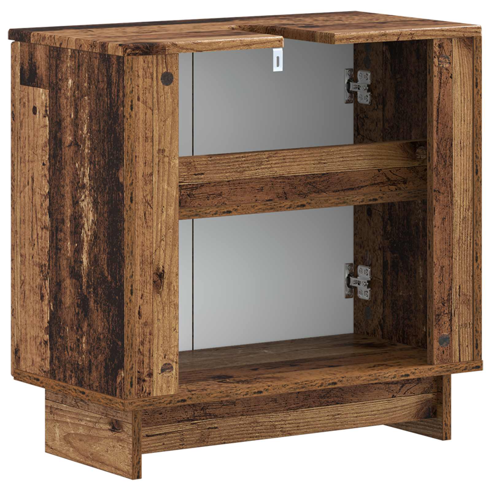 vidaXL Szafka pod umywalkę EDE Stare drewno 59,5 x 31,5 x 59 cm