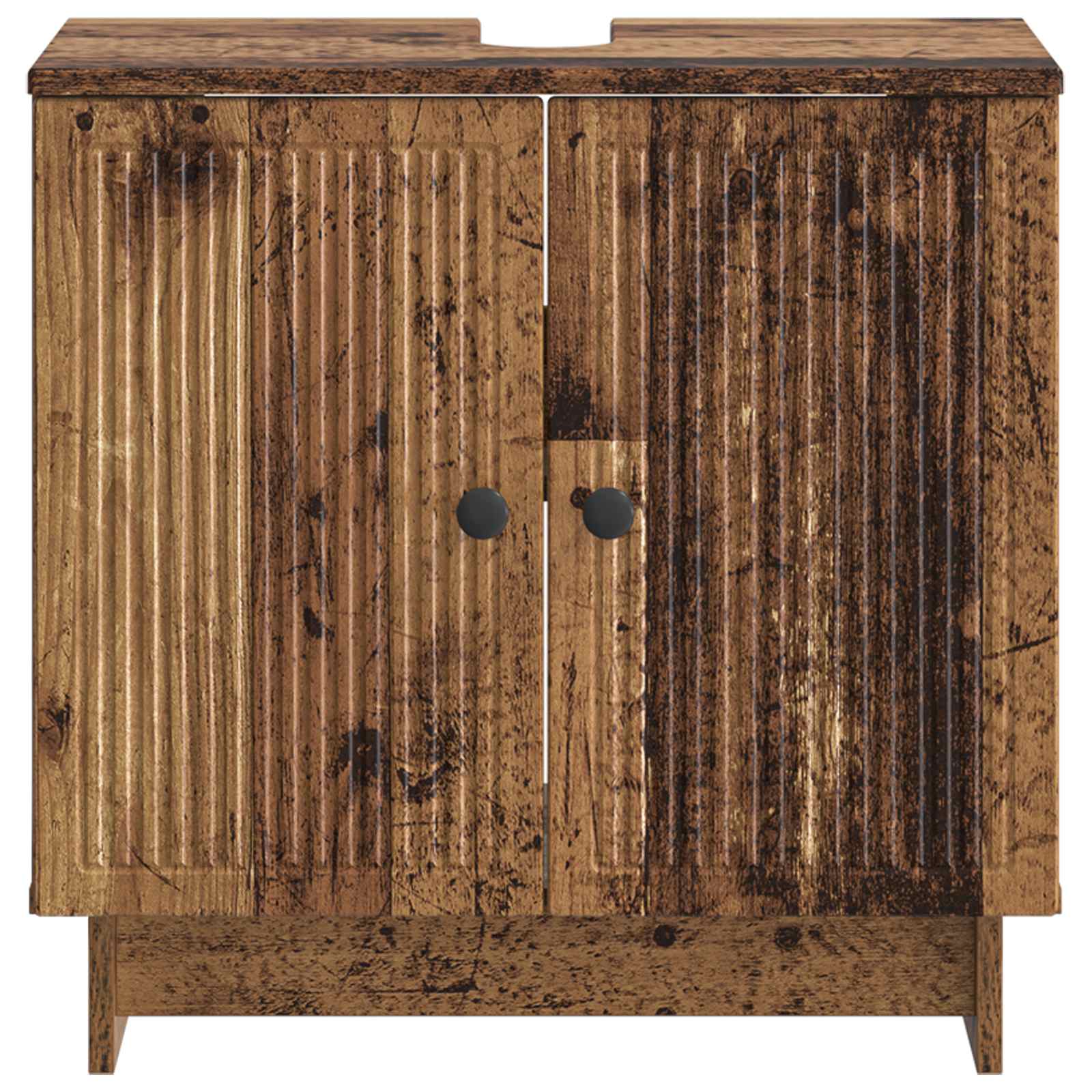 vidaXL Szafka pod umywalkę EDE Stare drewno 59,5 x 31,5 x 59 cm