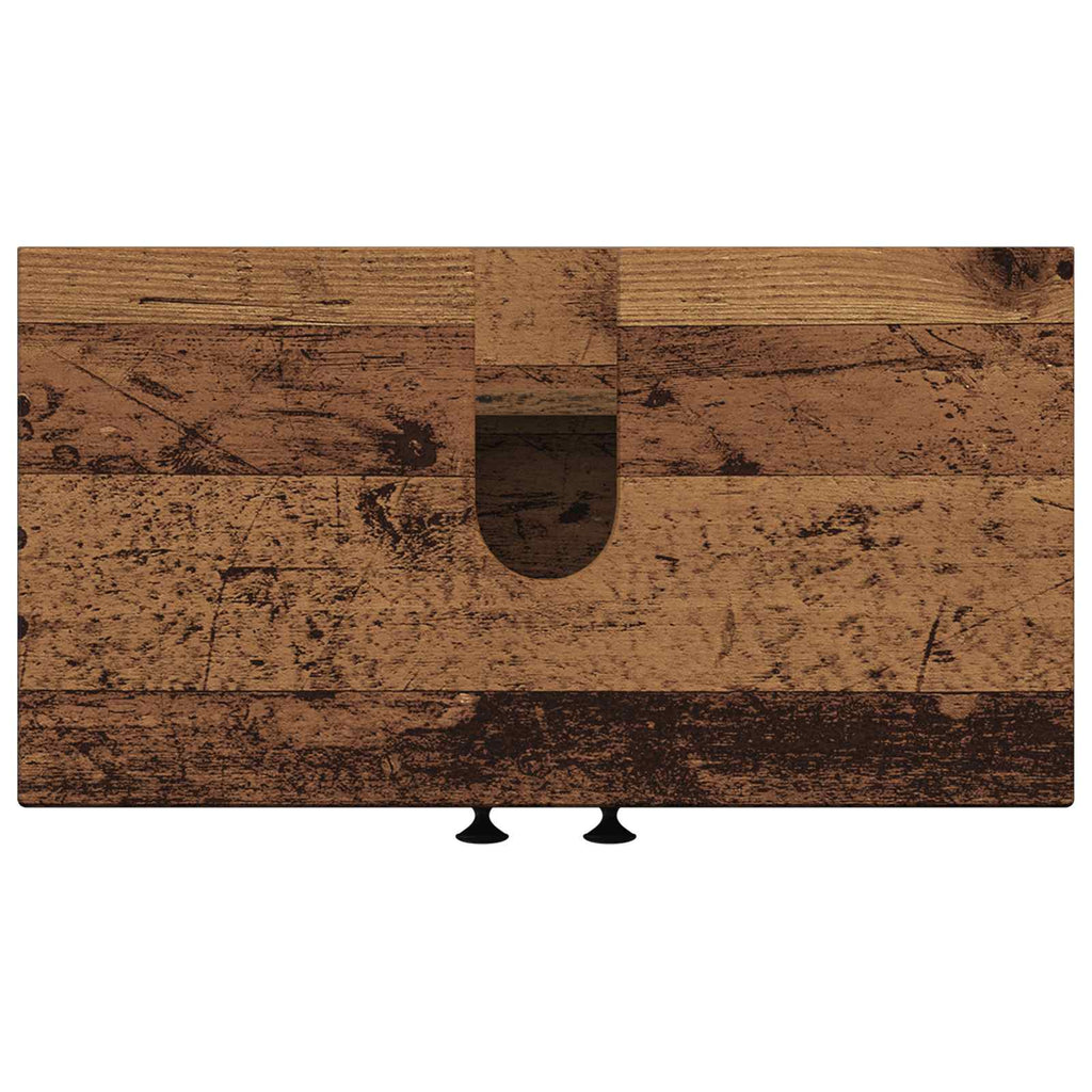 vidaXL Szafka pod umywalkę EDE Stare drewno 59,5 x 31,5 x 59 cm